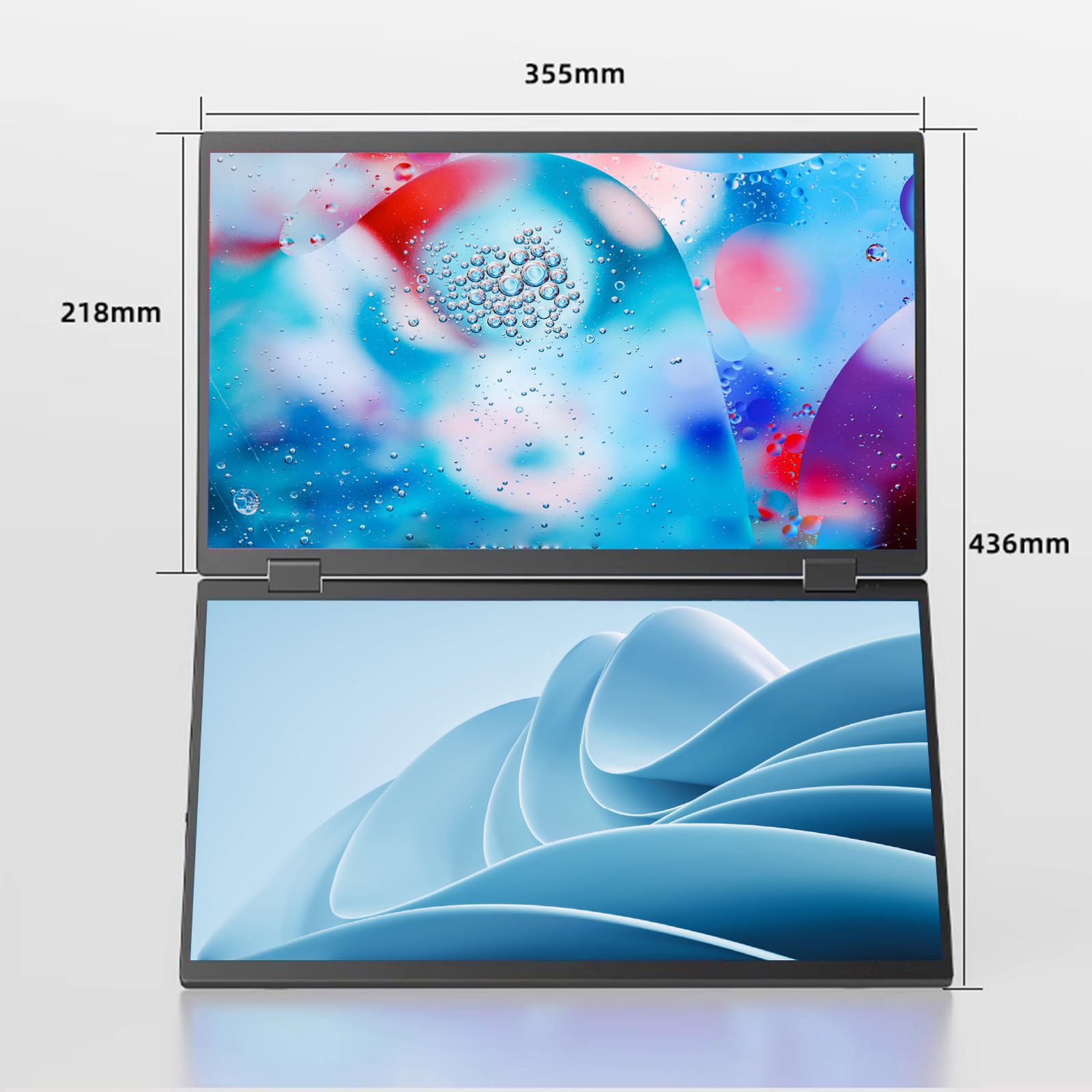 Amazon.co.jp: ALXFFBN 15.6インチ デュアルモニター 1080P ノート