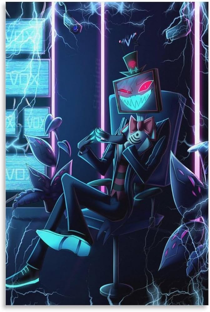 cuipo Vox Hazbin Hotel Poster Canvas Poster Wall Art Picture