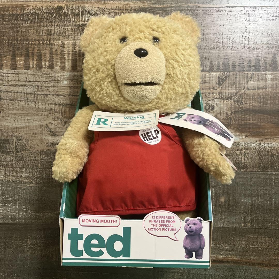 Amazon.co.jp: 海外版 TED テッド 16インチ 喋るぬいぐるみ 等身大