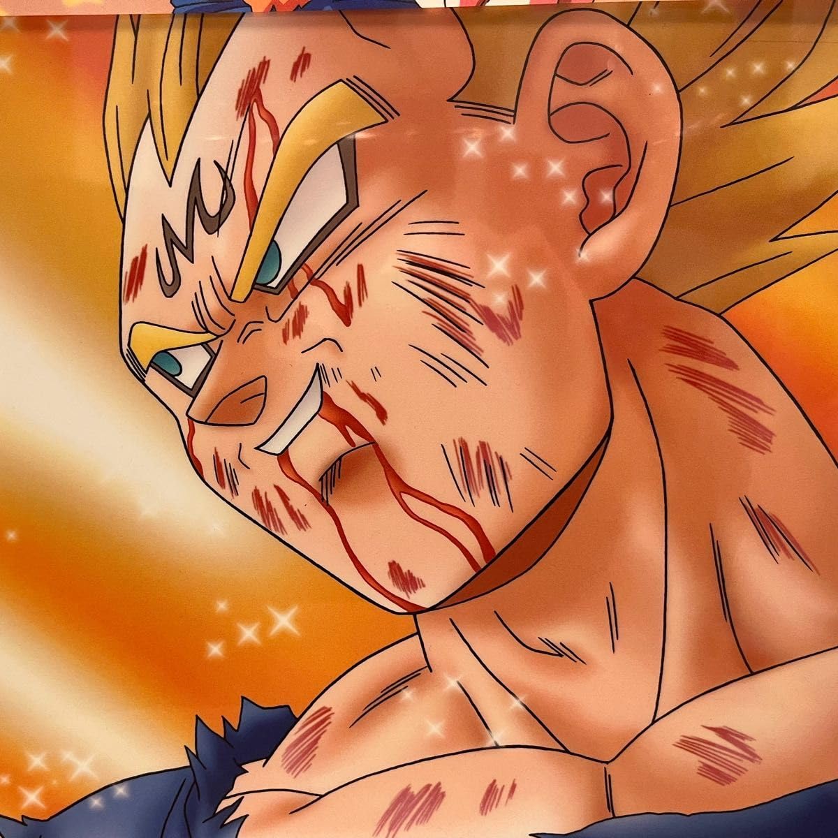 Amazon.co.jp: ドラゴンボ ール 魔人ベジータ セル画 原画 2枚セット