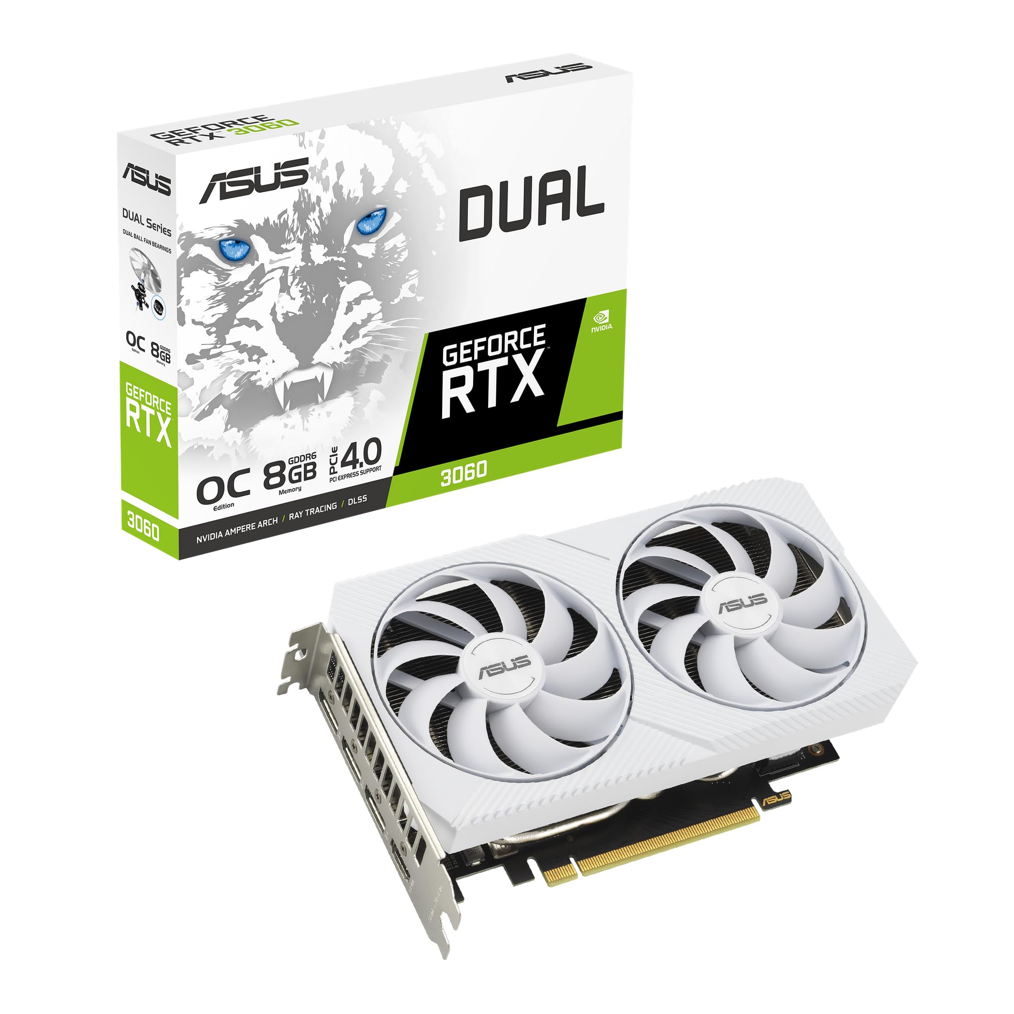 Amazon.com: ASUS Dual GeForce RTX™ 3060 White OC Edition 8GB GDDR6
