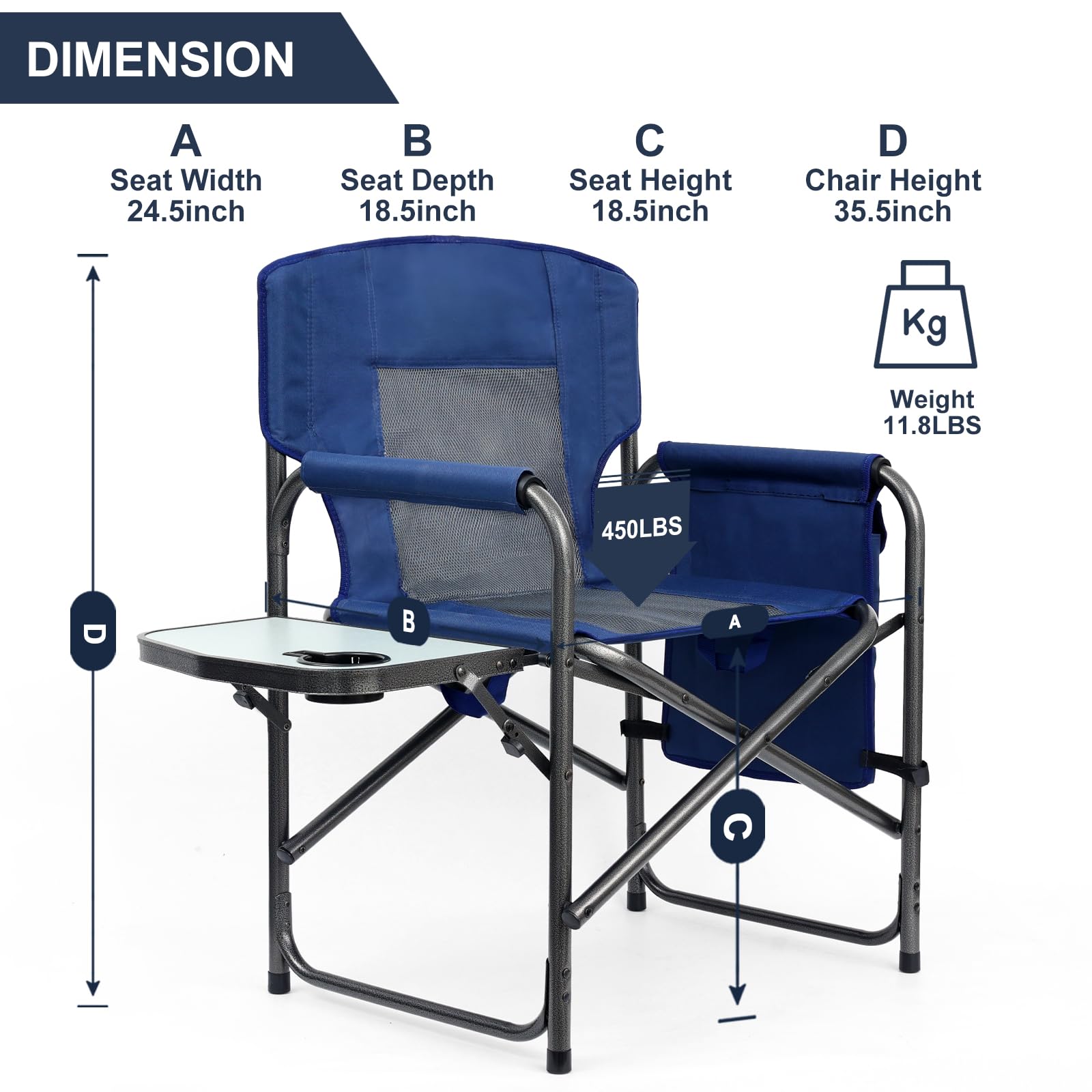 Amazon.com: Yestomo Directors Chair, Camping Chairs for Adults