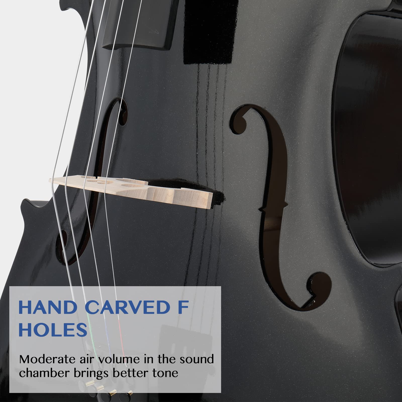 Amazon | Ktaxon フルサイズ チェロ 初心者チェロ4/4 アコースティック