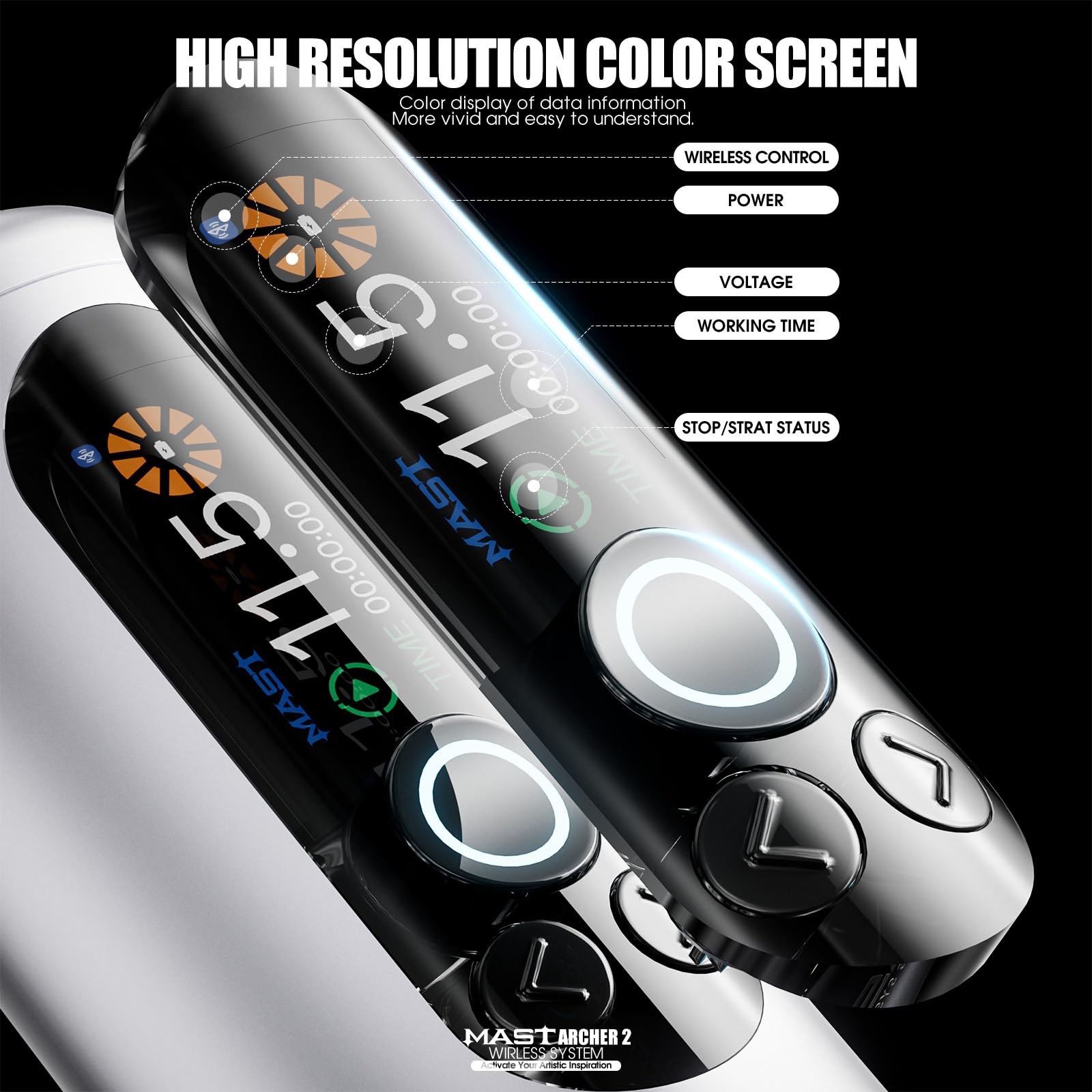 Amazon | マスト アーチャー2 タトゥーガン キット ワイヤレス