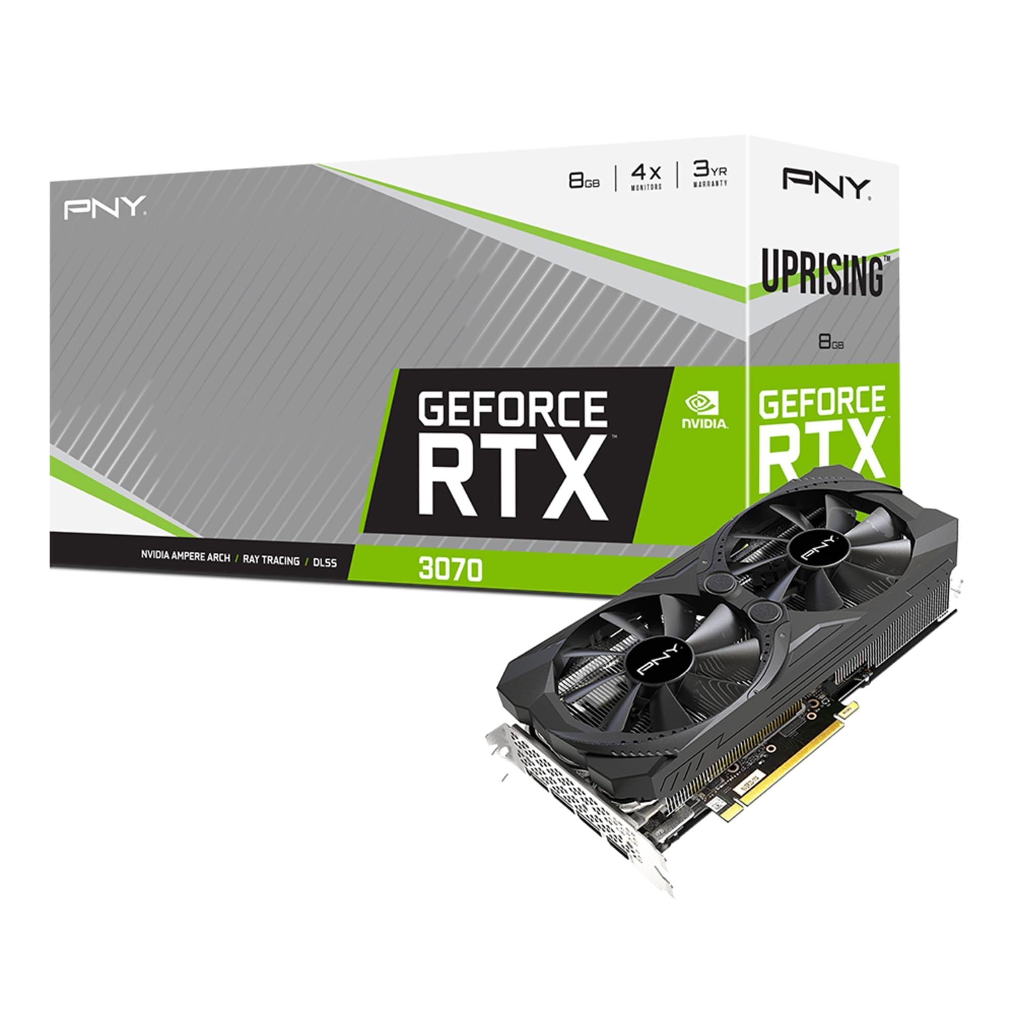 Amazon | PNY GeForce RTX 3070 8GB UPRSING デュアルファン