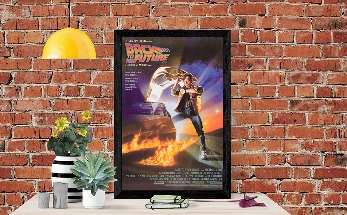 Amazon.co.jp: 【フレーム付-黒-】映画ポスター バック