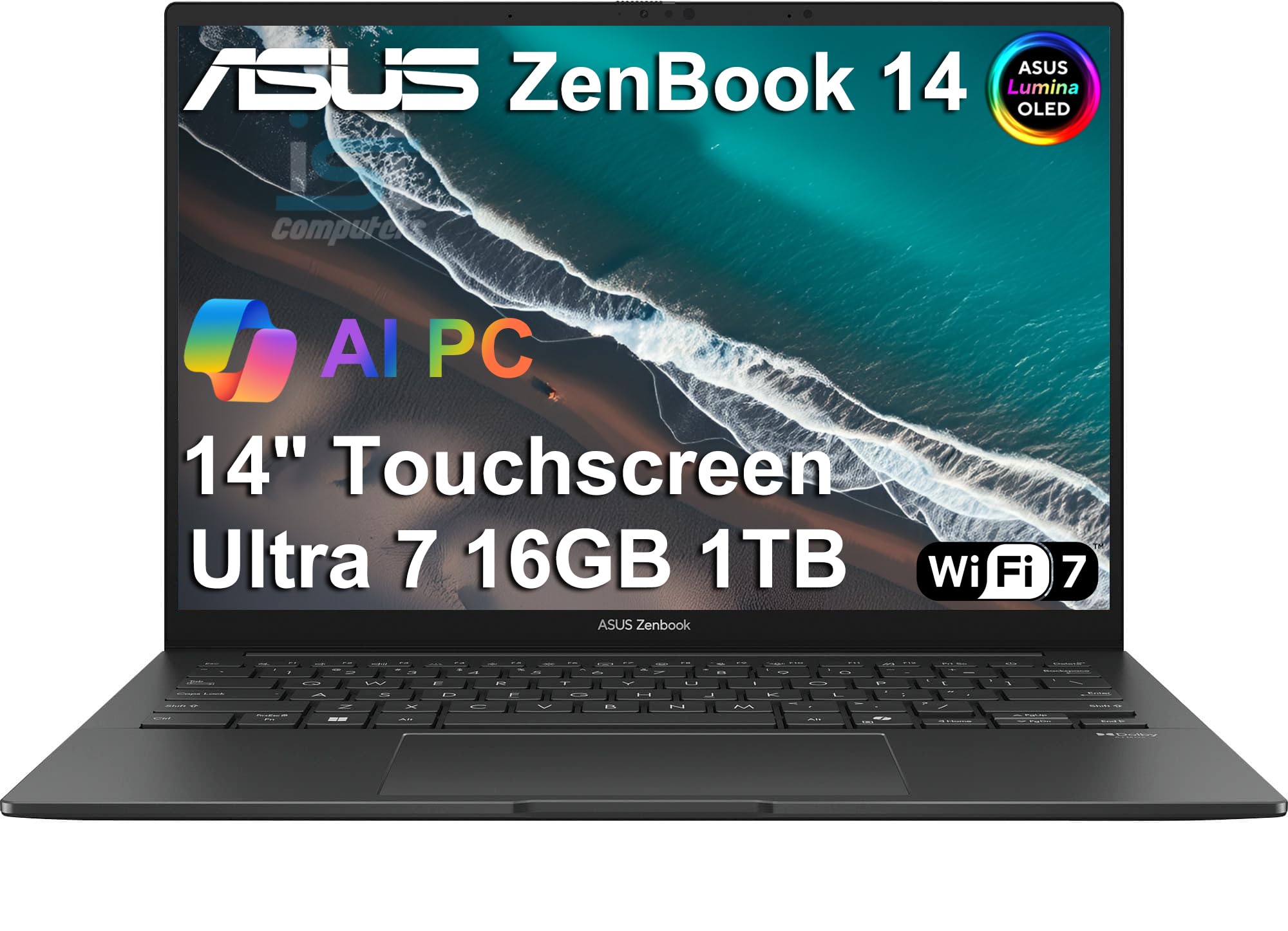 Amazon.com: ASUS Zenbook 14 OLED Touchscreen AI PC Laptop,14