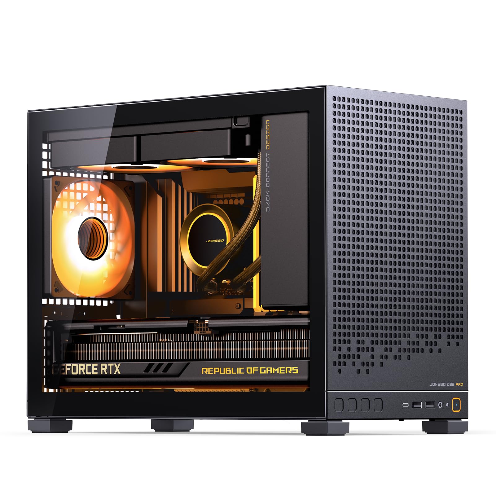 JONSBO D32 PRO Micro-ATX PC Case,High Compatibility Mini Desktop