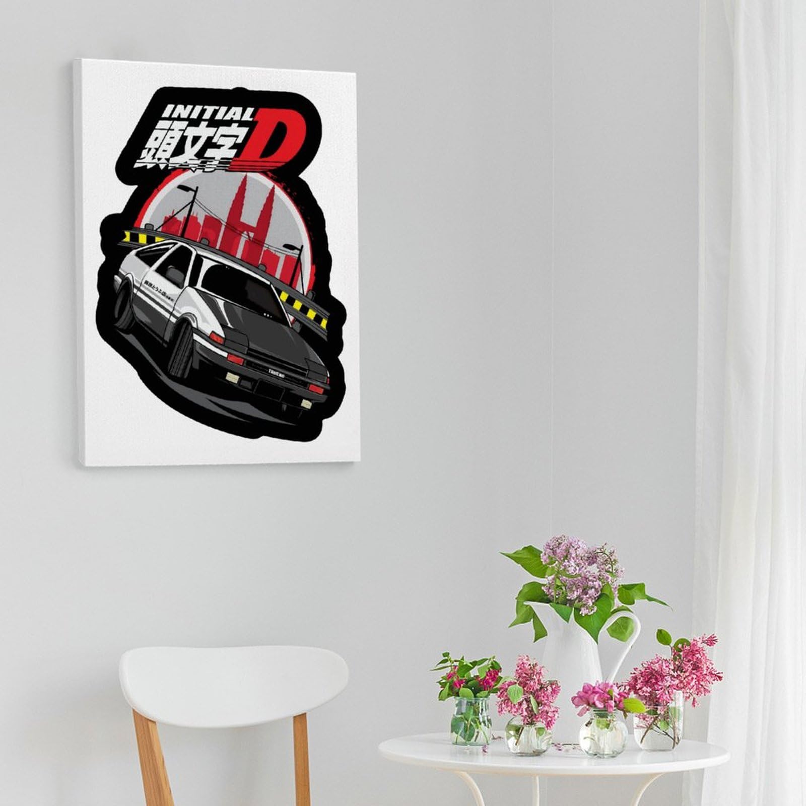 Amazon.co.jp: アートパネル 頭文字d イニシャル D Ae86 装飾画