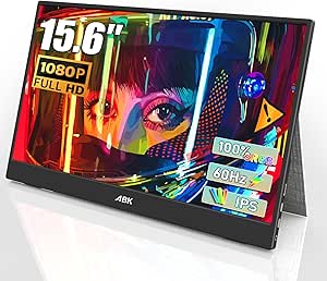 ABK モバイルモニター 15.6インチ 【2023輝度改良版】 モバイル