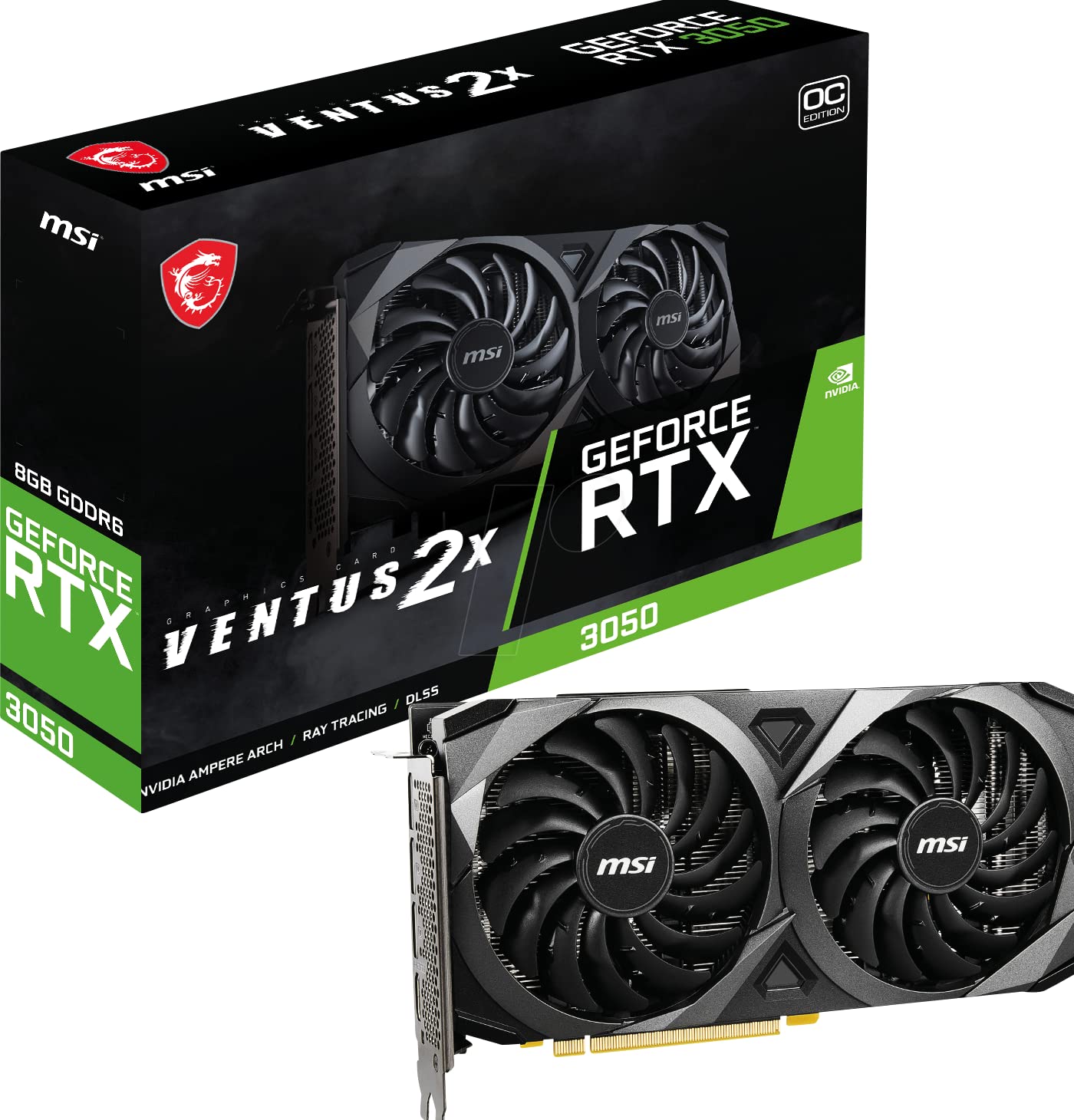 Amazon | MSI GeForce RTX 3050 VENTUS 2X 8G OC ゲーミング