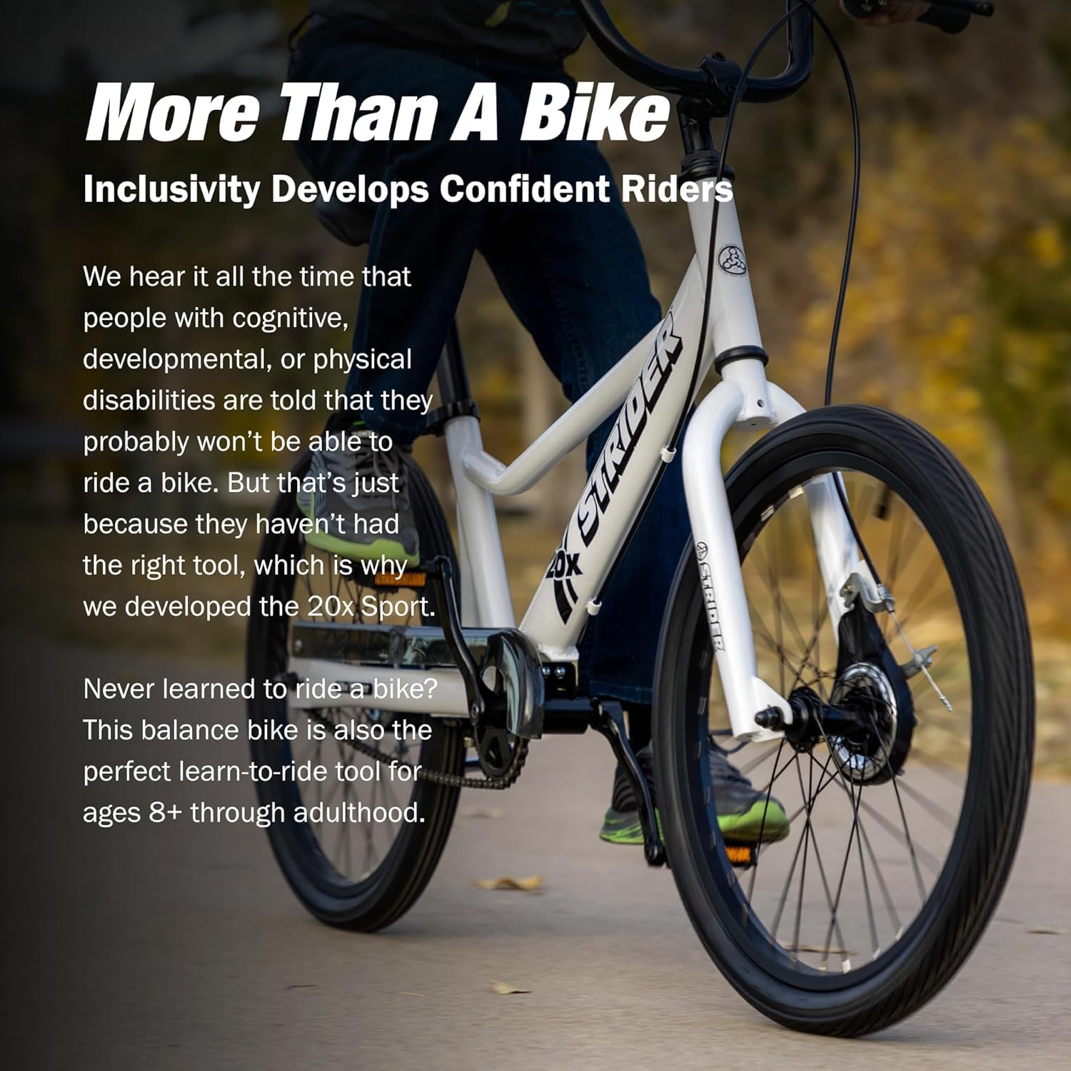 Amazon.com: Strider 20x, White - Learn-to-Ride Balance Bike for