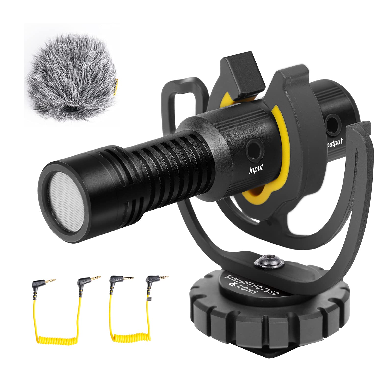 Amazon.com: Deity V-Mic D4 Mini Video Microphone 20mph Wind Rating