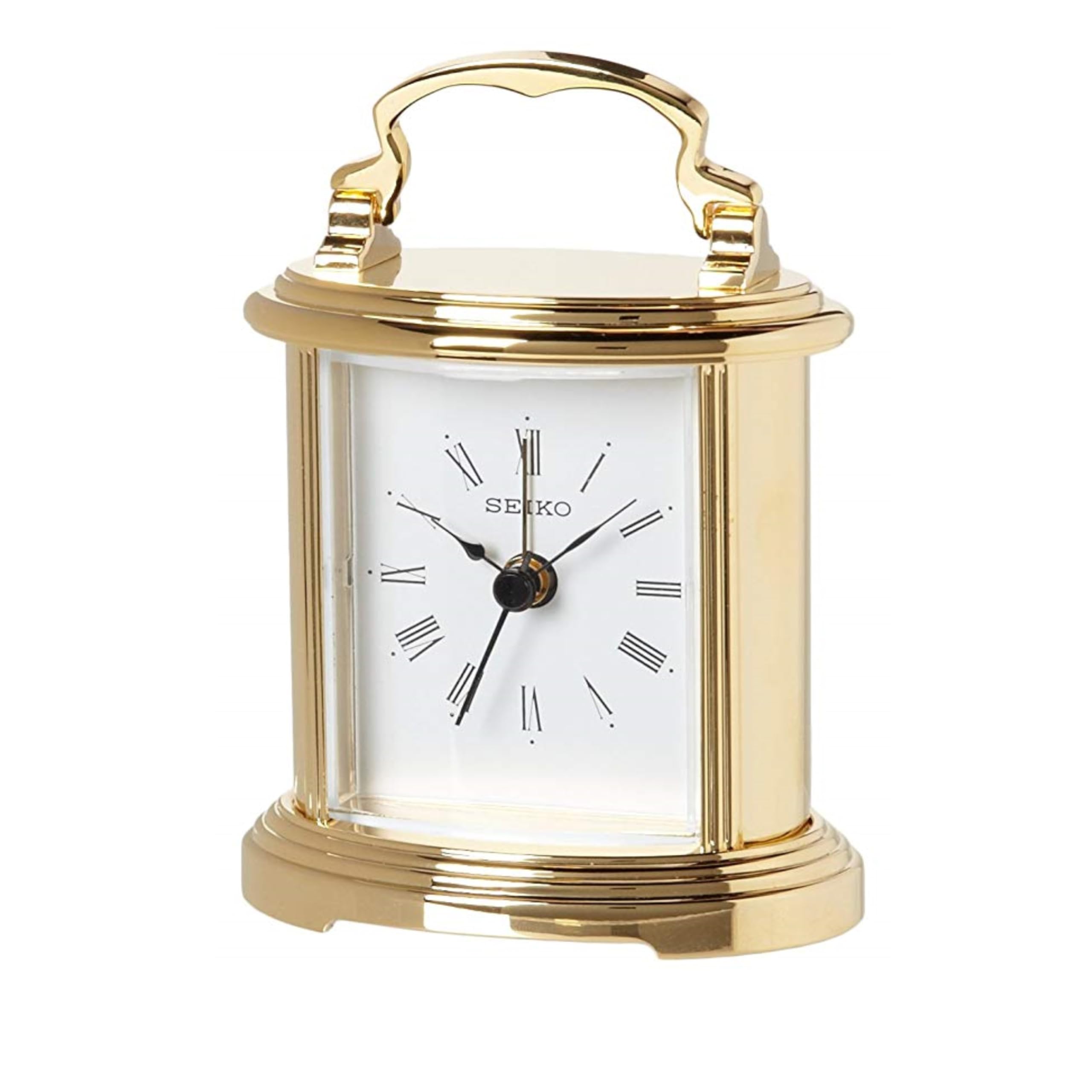 Amazon.com: SEIKO Peyton Desk Clock, Gold : Home & Kitchen
