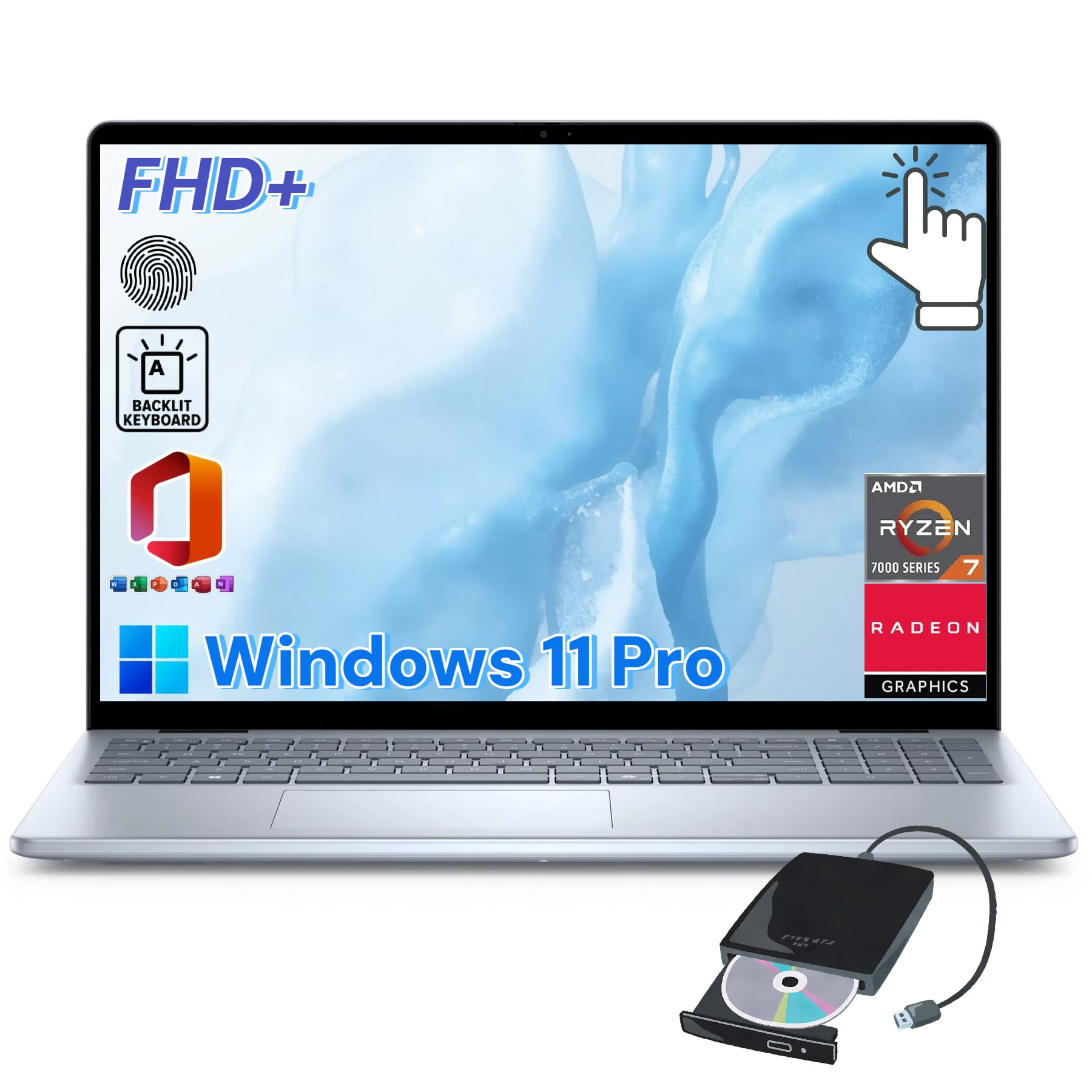 Amazon.co.jp: Dell Inspiron 16 タッチスクリーンノートパソコン - 16