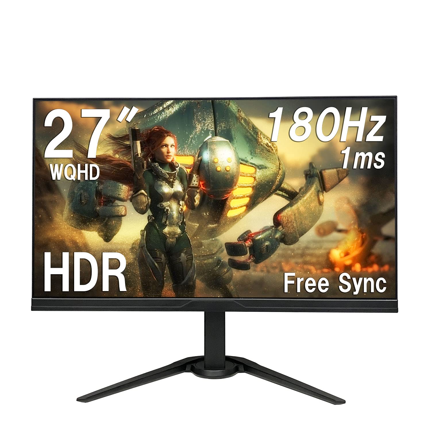 Amazon.co.jp: Pioneros 27型 ゲーミングモニター SHARP製パネル採用