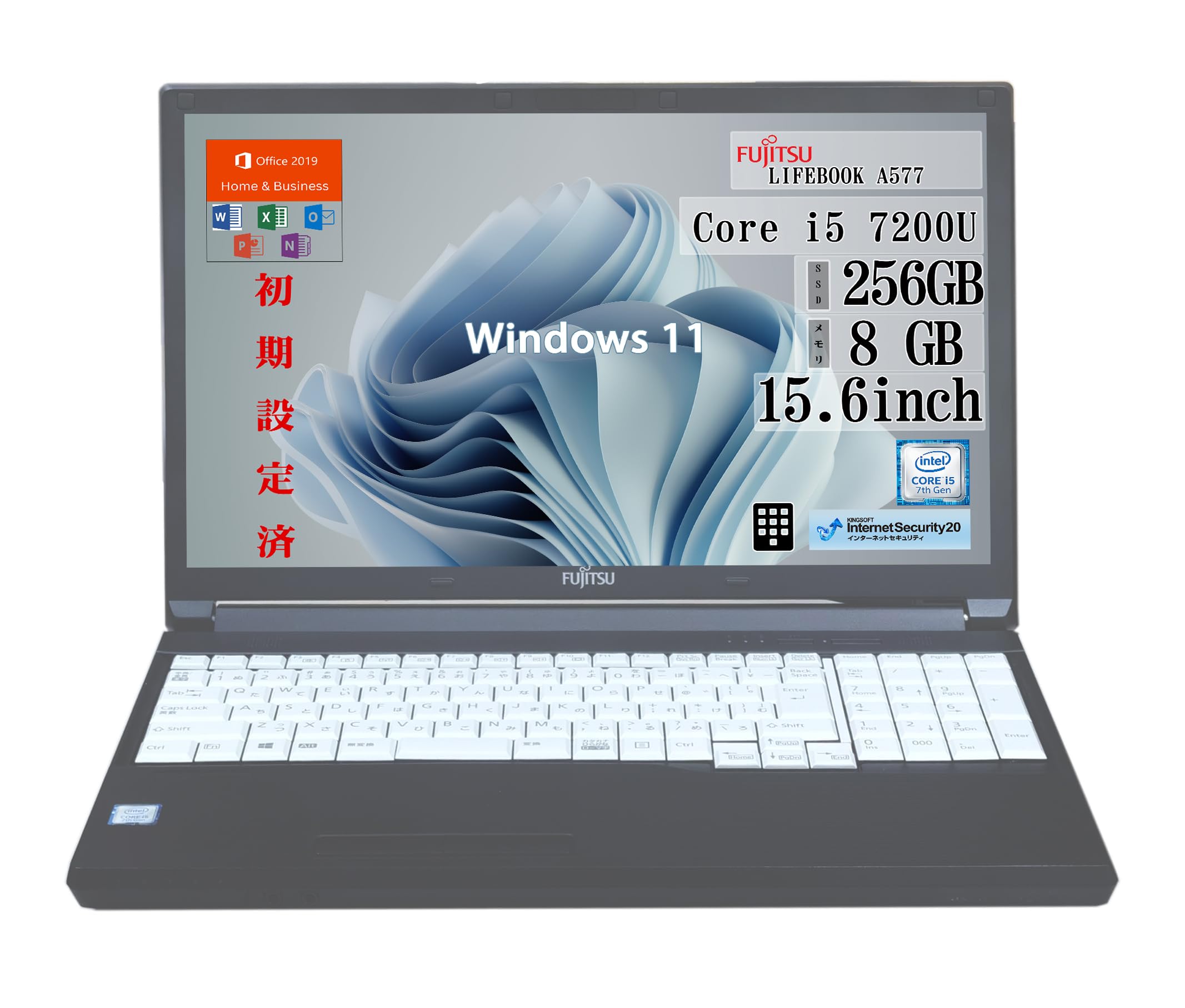 Amazon.co.jp: 【整備済品】富士通 15.6インチ ノートパソコン A577