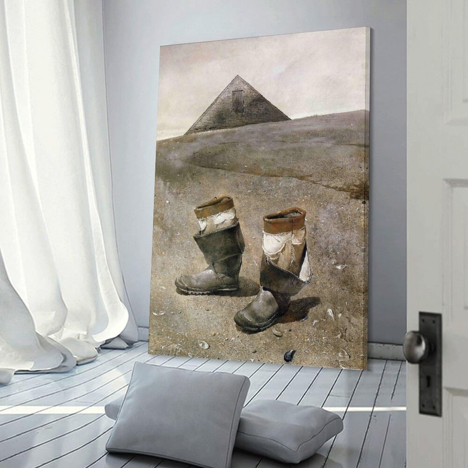 Amazon.co.jp: Andrew Wyethアンドリュー・ワイエス《海のブーツ》偉大