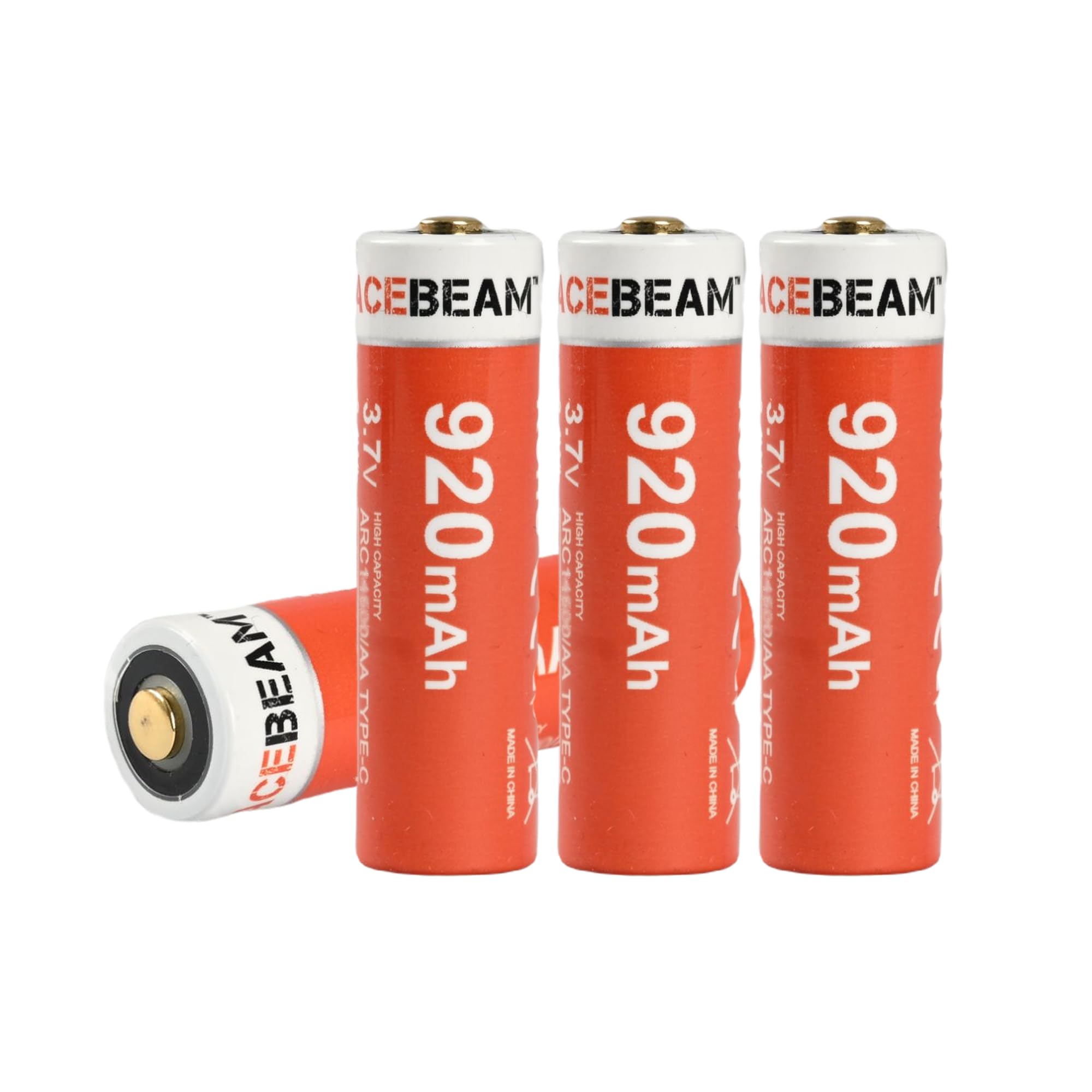 Amazon | ACEBEAM 充電式電池 バッテリー 920mAh USB-C充電ポート付き