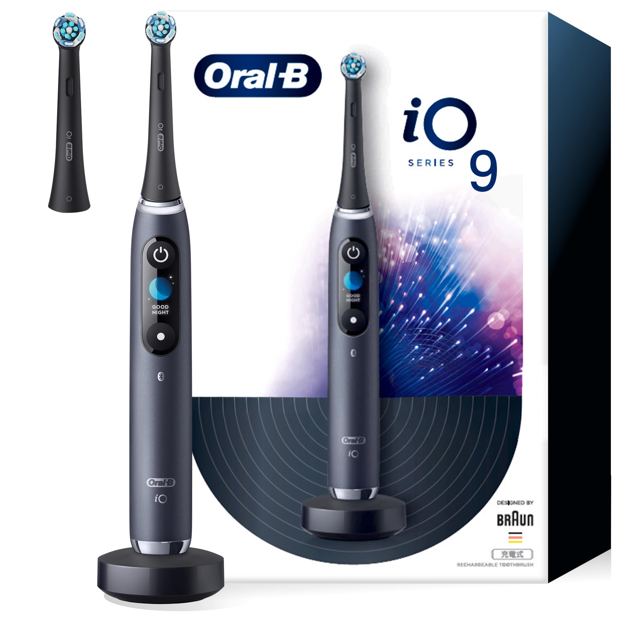 Amazon.co.jp: ブラウン 電動歯ブラシ オーラルB iO9 iOM92B20BK-W