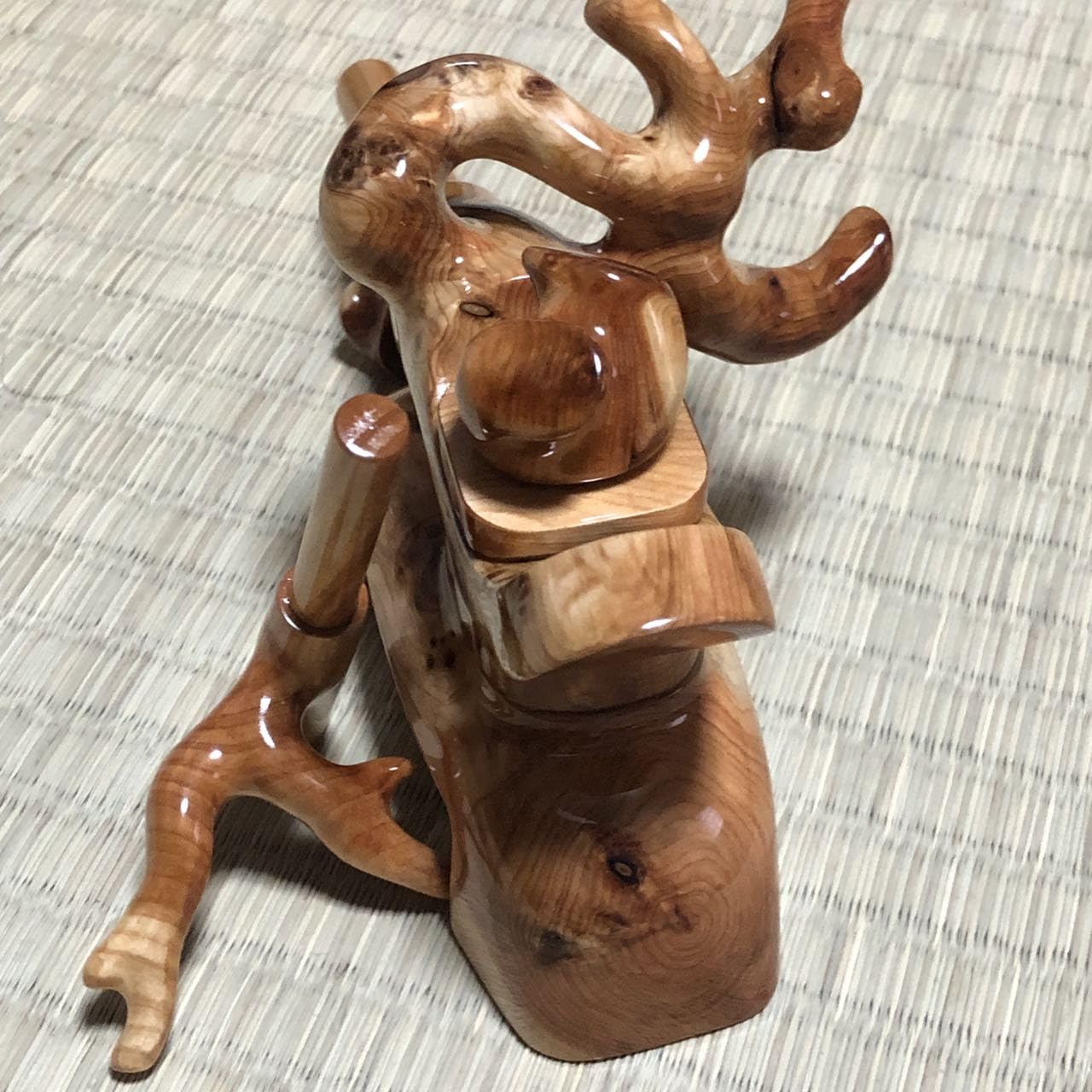 Amazon | ヘラブナ万力 天然木崖柏（特選ヒノキ） 弓万力 袋竿枕付き