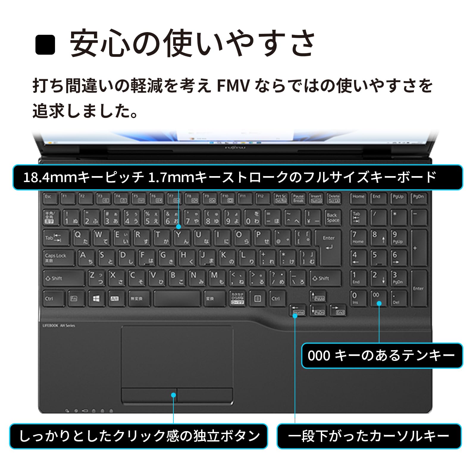 Amazon.co.jp: 富士通 ノートパソコン FMV LIFEBOOK WAA/J1 (MS Office