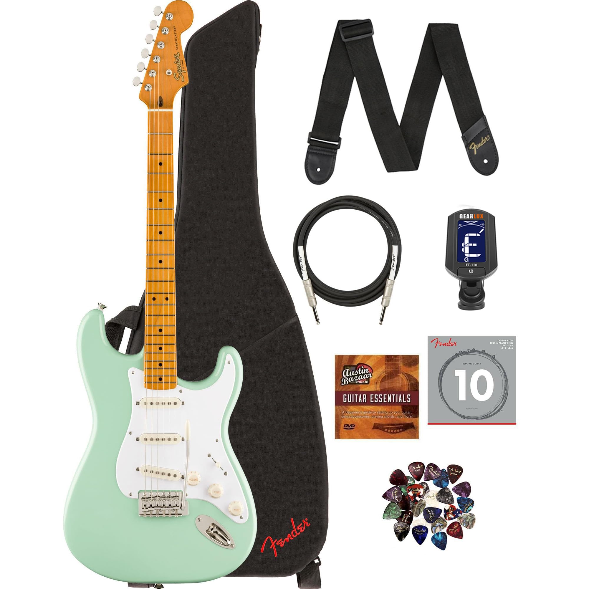 Amazon.com: Fender Squier Classic Vibe '50s Stratocaster - Surf