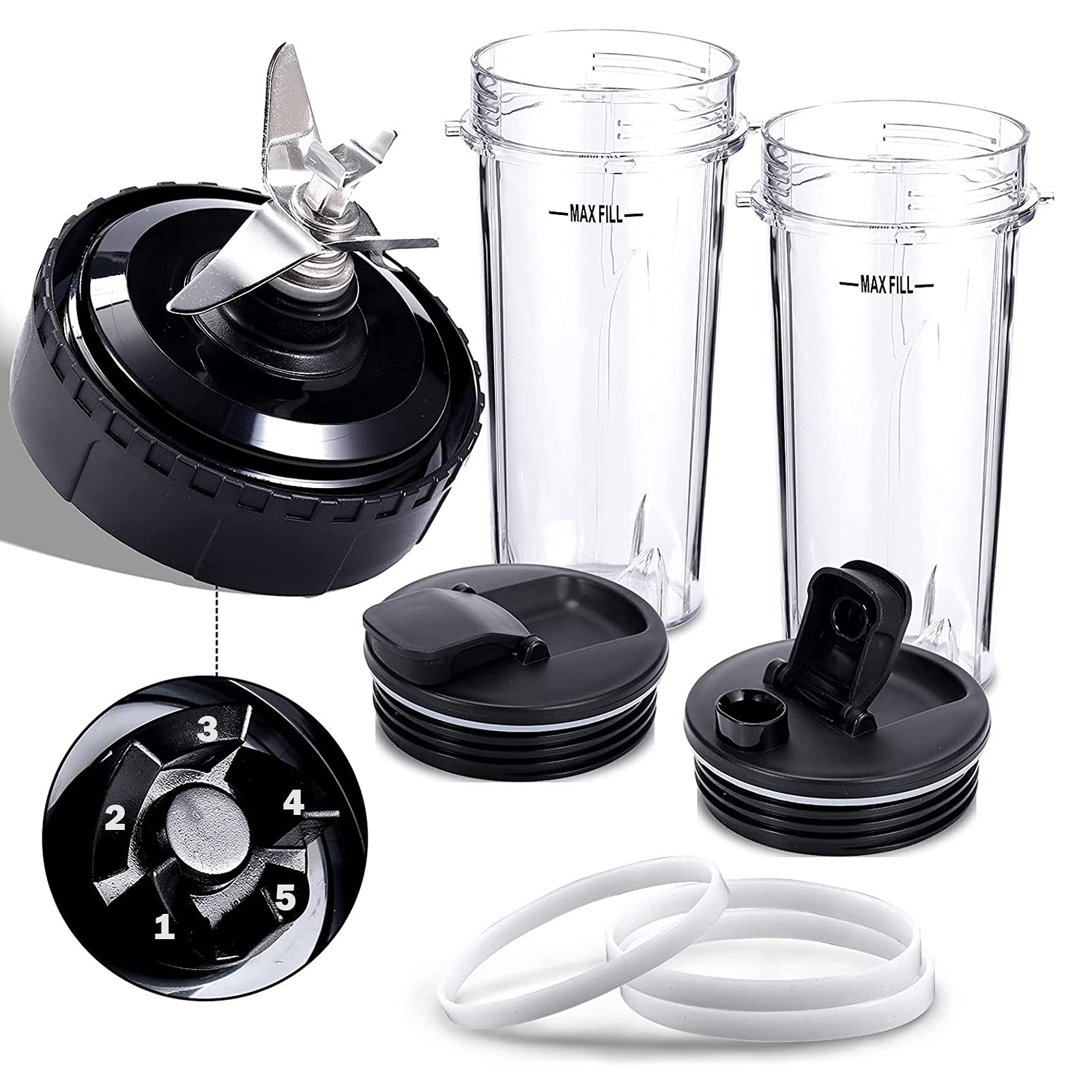 Amazon.com: Blender Replacement Parts Compatible with Nutri Ninja
