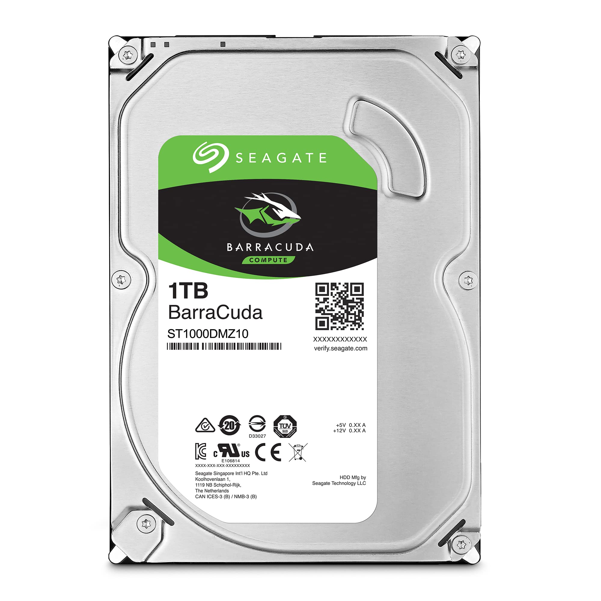 Amazon.com: Seagate BarraCuda 1TB Internal Hard Drive HDD – 3.5