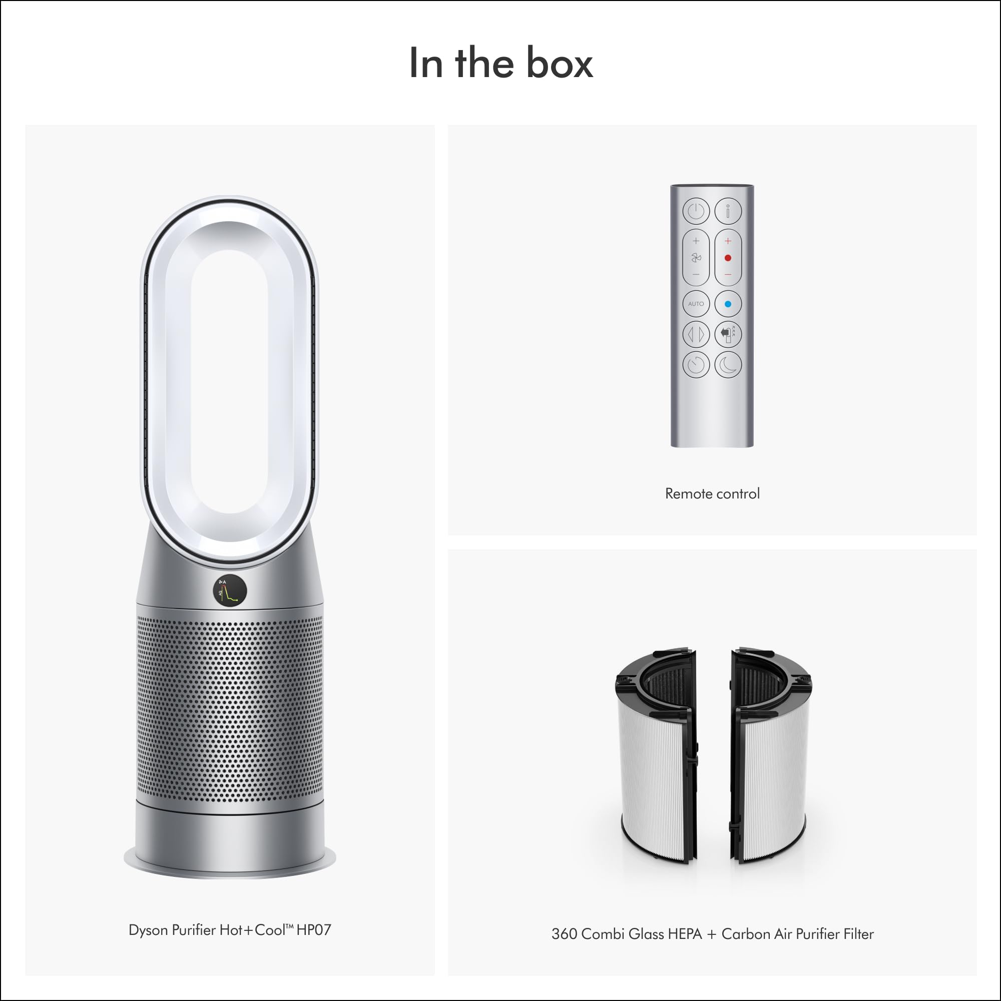 Amazon.com: Dyson Purifier Hot+Cool HP07 Air Purifier, Heater, and