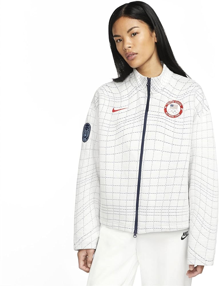 NIKE ナイキ テニス ジップアップジャケット 白 US:L フェデラー①