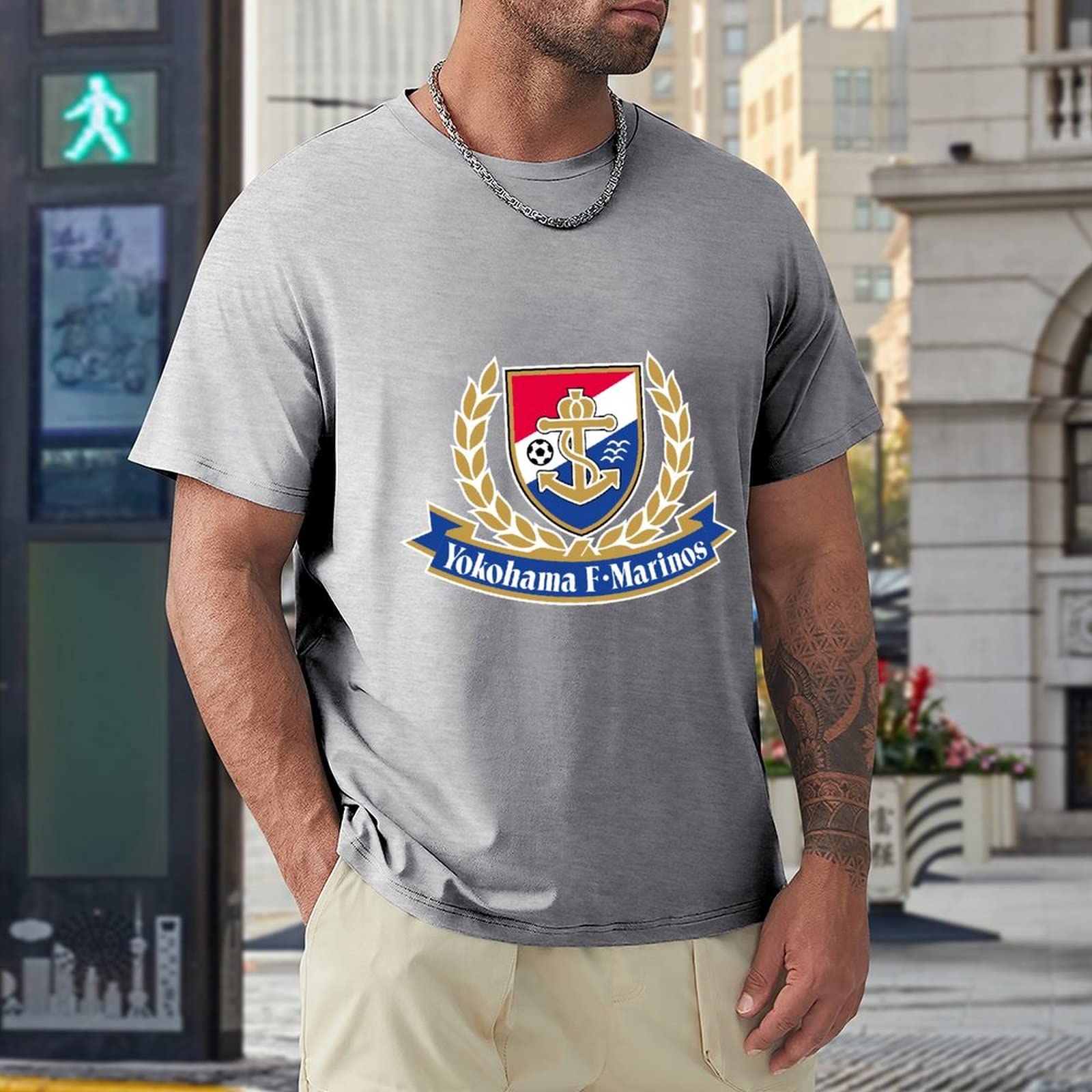 Amazon.co.jp: 横浜Fマリノス Tシャツ メンズ 半袖 コットン 男女兼用