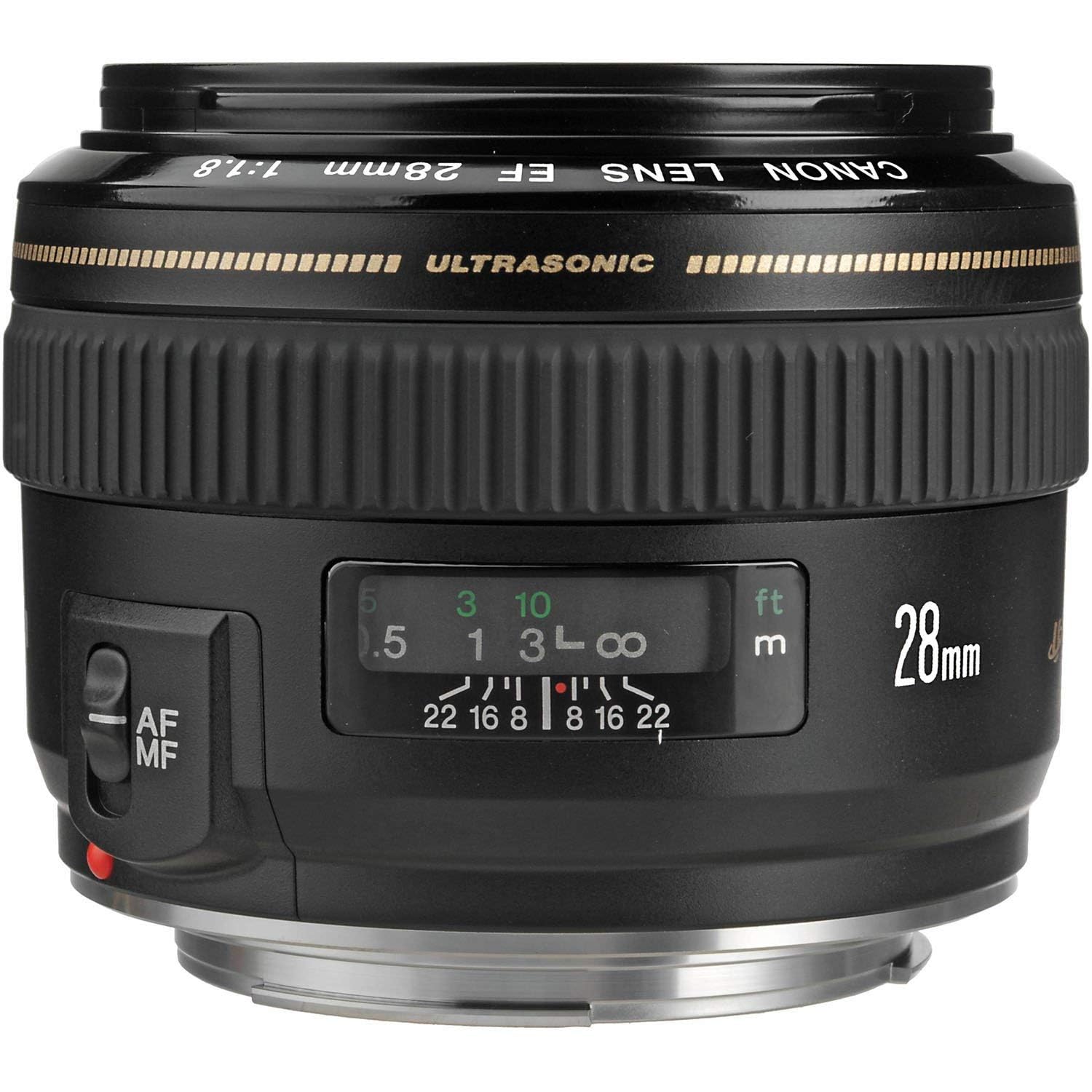 ☆美品 Canon EF 28mm F2.8 キャノン 単焦点 広角レンズ メカニカル
