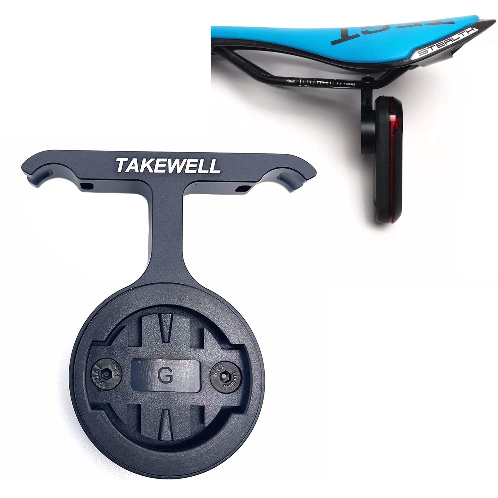 Amazon.com: takewell Bike Saddle Seat-Post Mount for Garmin Varia