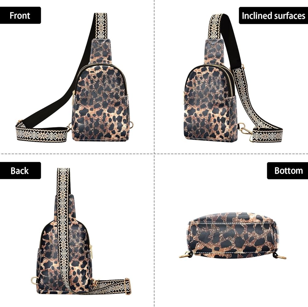 Amazon.com: Leopard Bag Small Sling Bag for Women Cheetah Print