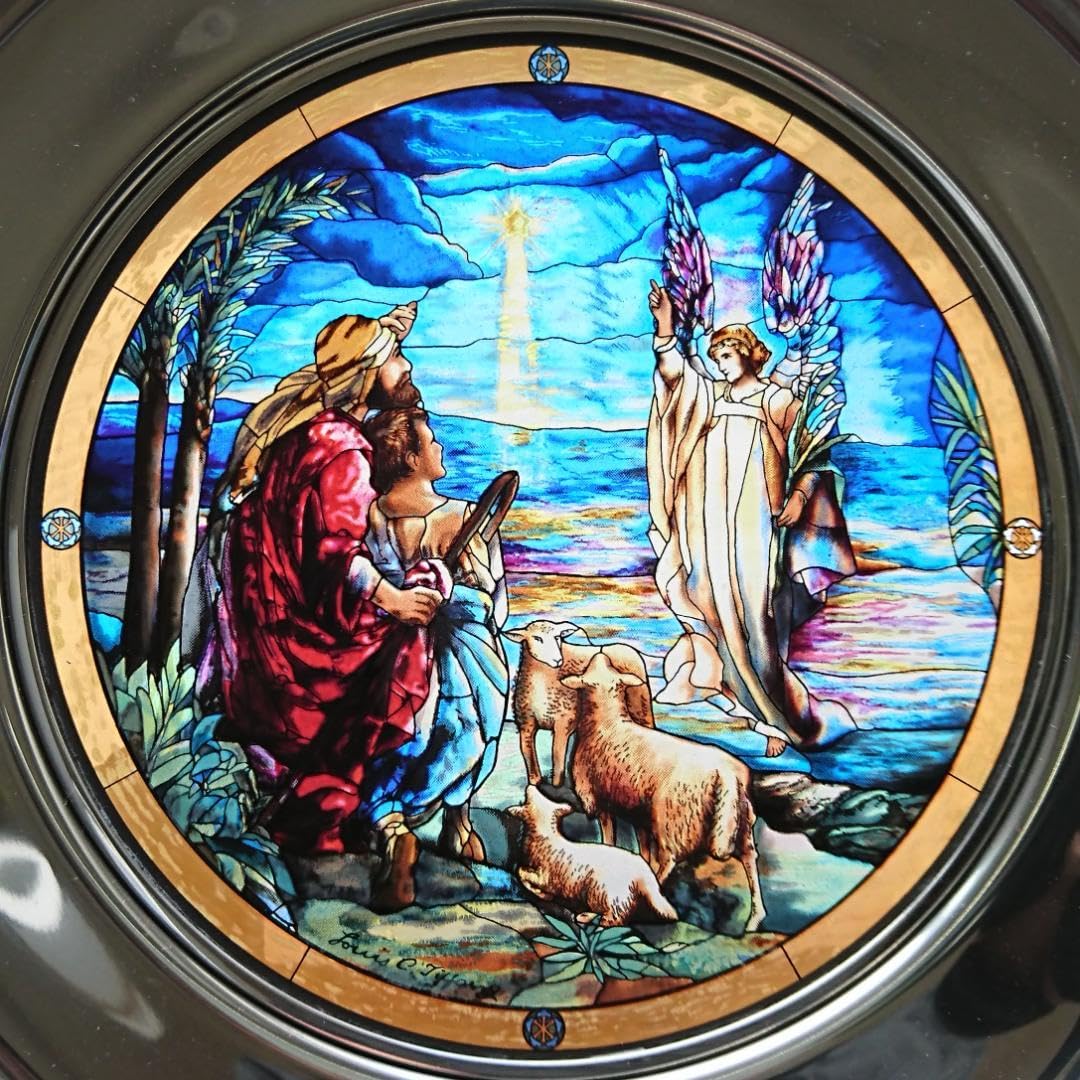 アメリカ ステンドグラスChristmas1989クリスマス グラスマスターズ社