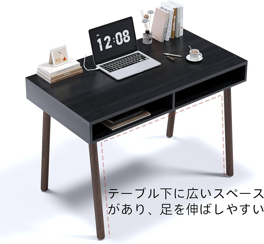 Amazon | ZXD デスク パソコンデスク 勉強机 木製 机 幅80cm PCデスク