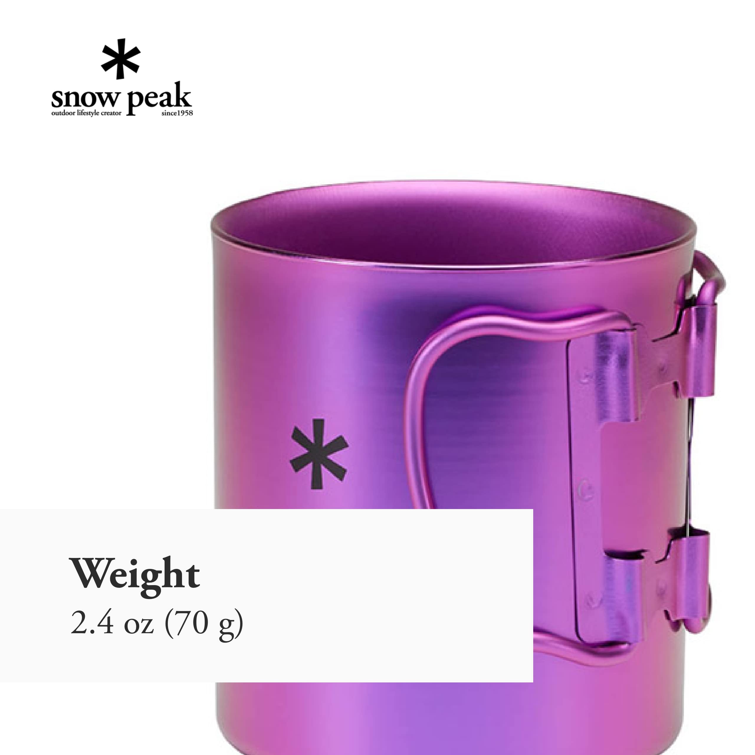 Amazon.co.jp: スノーピーク(snow peak) カラーチタンシングルマグ 450