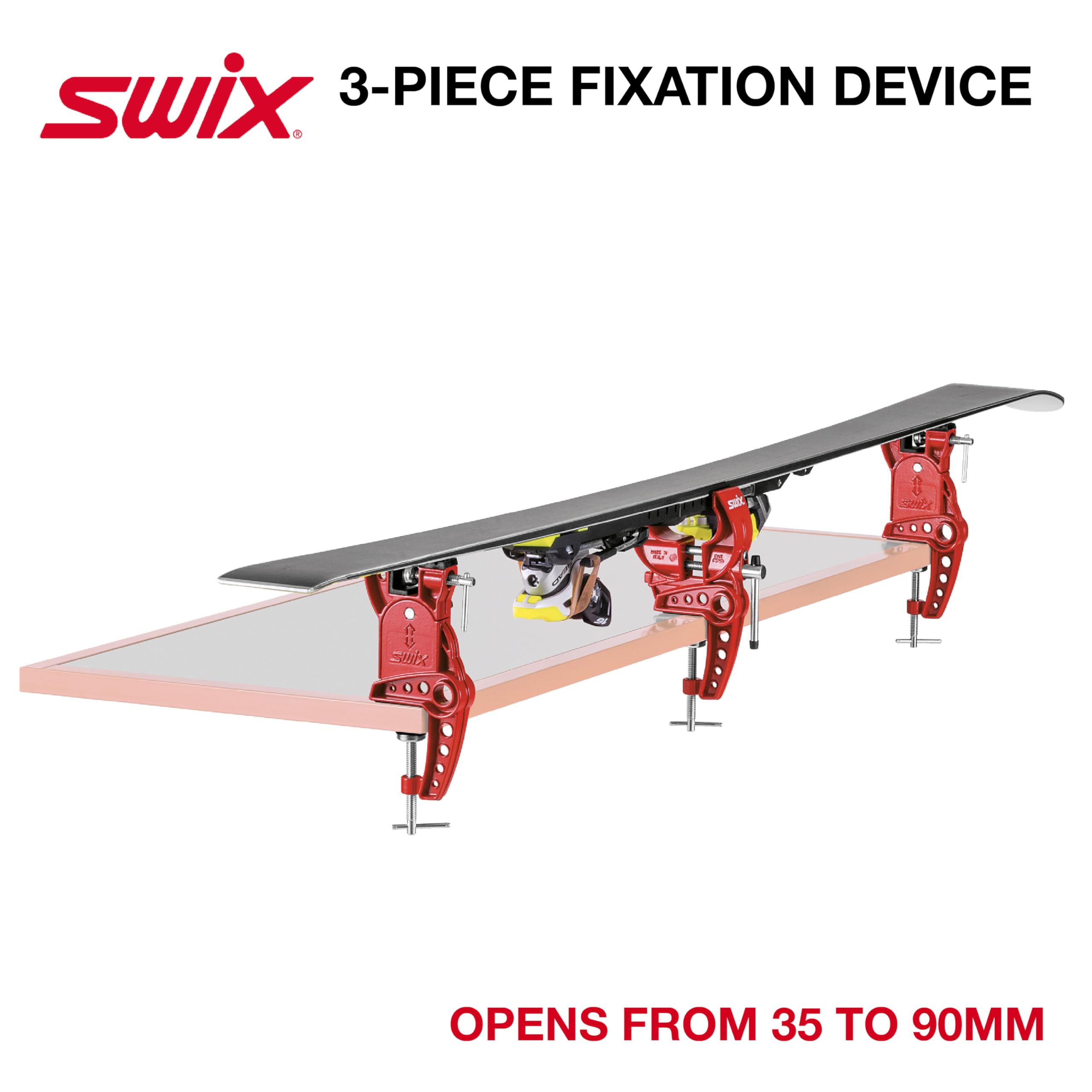 Amazon.com: Swix T149-50 Ski Vise with 50mm Wide Jaws | Durable