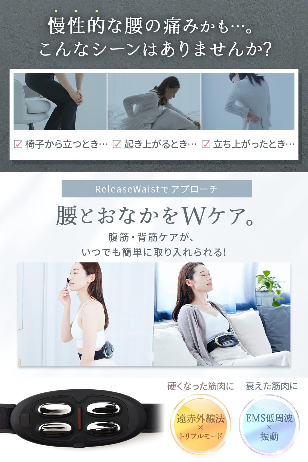 Amazon.co.jp: [ボディケアのプロと共同開発x腰をじんわり温める