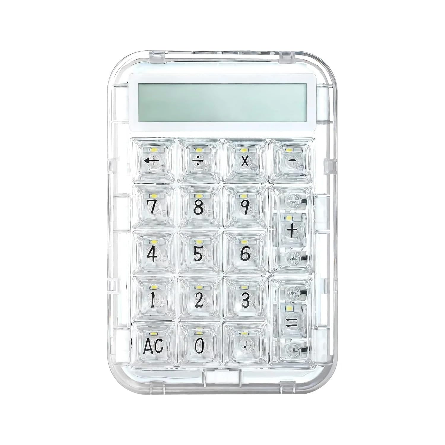 Amazon.co.jp: Coolkiller 電卓 計算機 おしゃれ 機械 デザイン透明