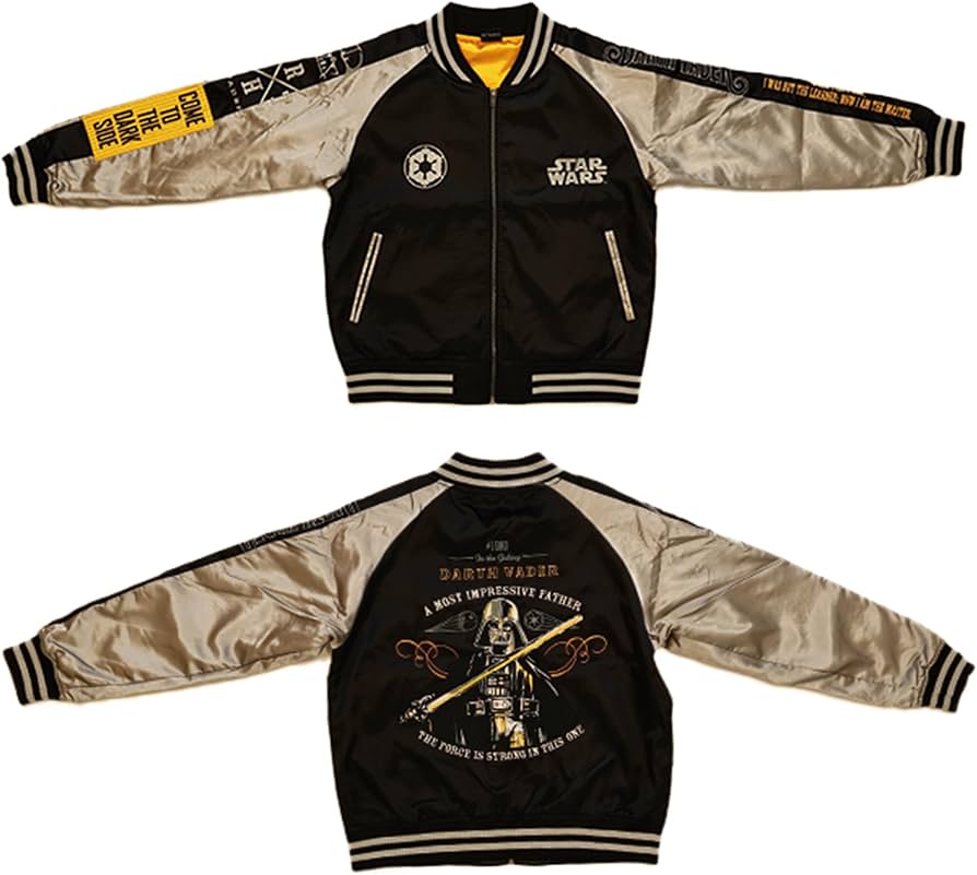 Amazon.co.jp: 丸眞 スカジャン(L) STAR WARS ダースベイダー ゴールド