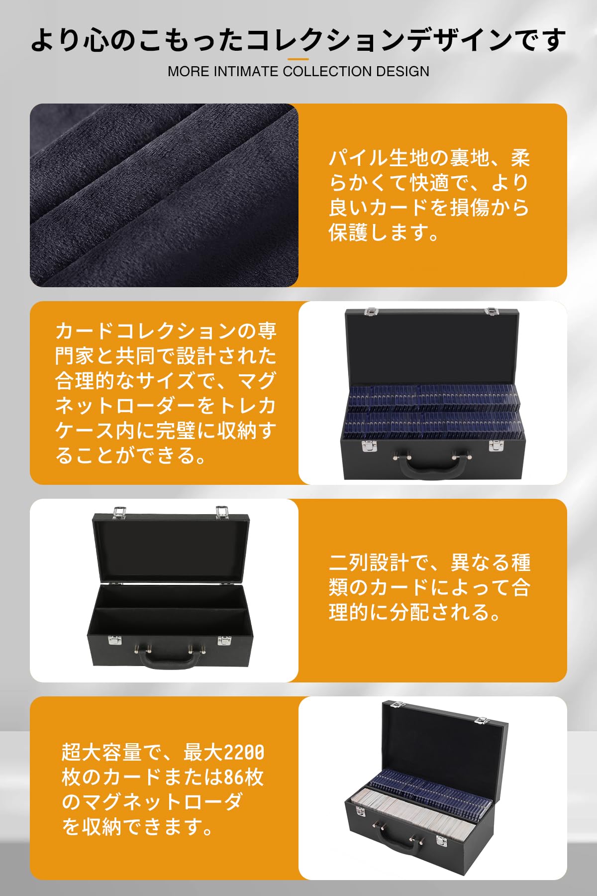 Amazon.co.jp: HG CHASING TRIBE デッキケース トレカケース 2200枚の