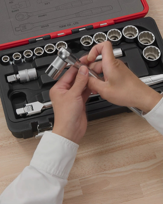 Amazon | トネ(TONE) ソケットレンチセット 4130MP 差込角12.7mm(1/2