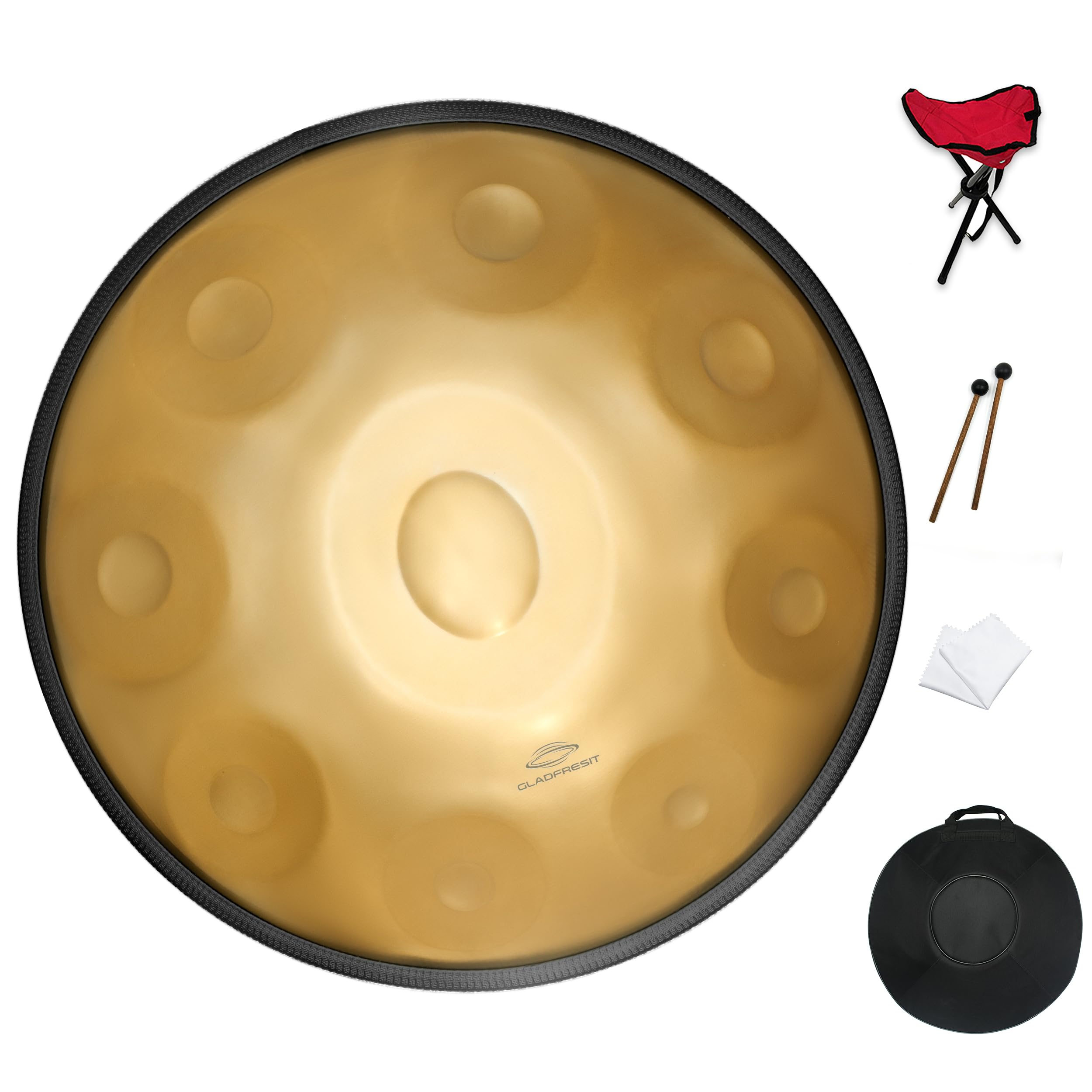 GLADFRESIT 22-inch 9-Note 440Hz D Minor (GOLD Performer
