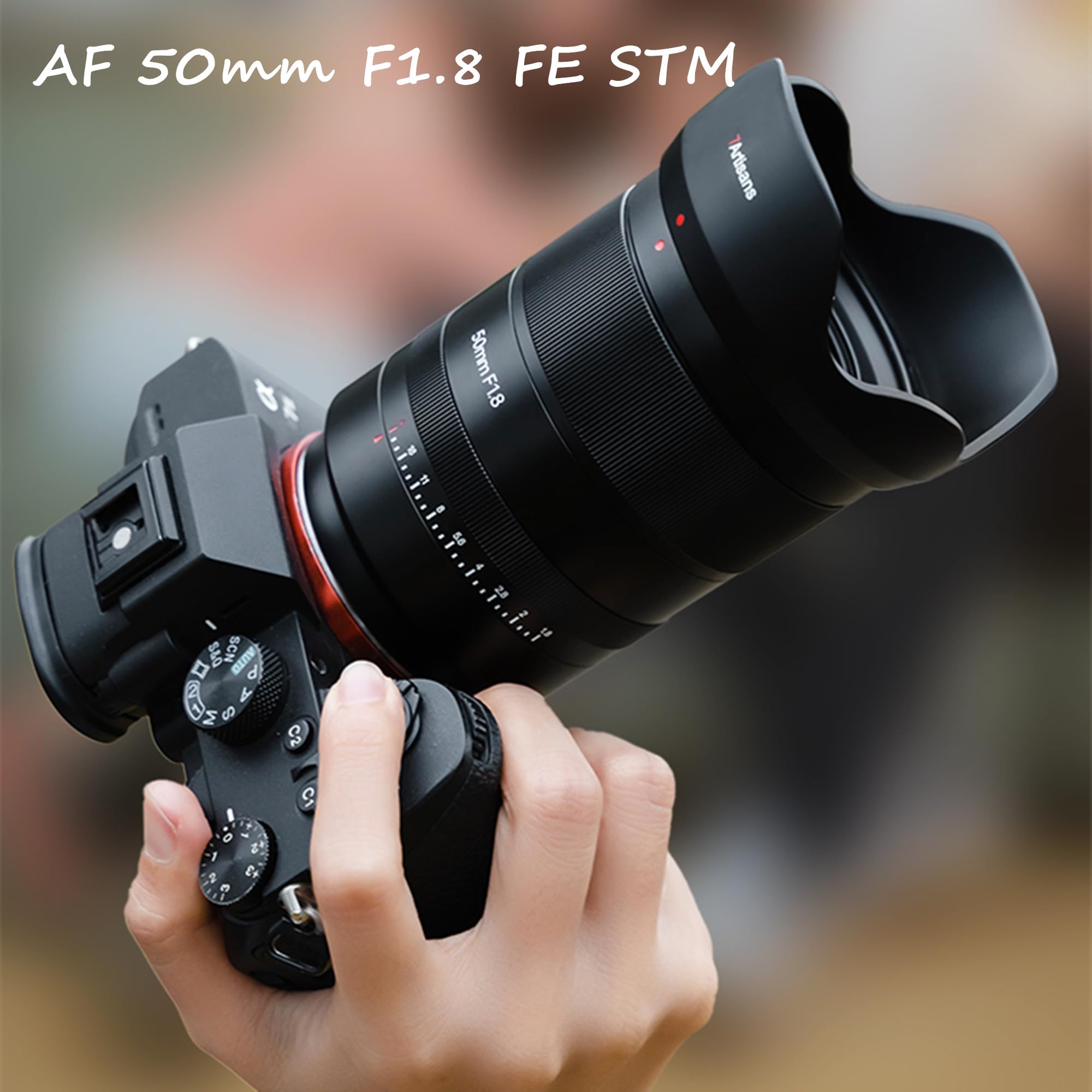 Amazon.co.jp: 7artisans AF 50mm F1.8 Eマウント用交換レンズ カメラ