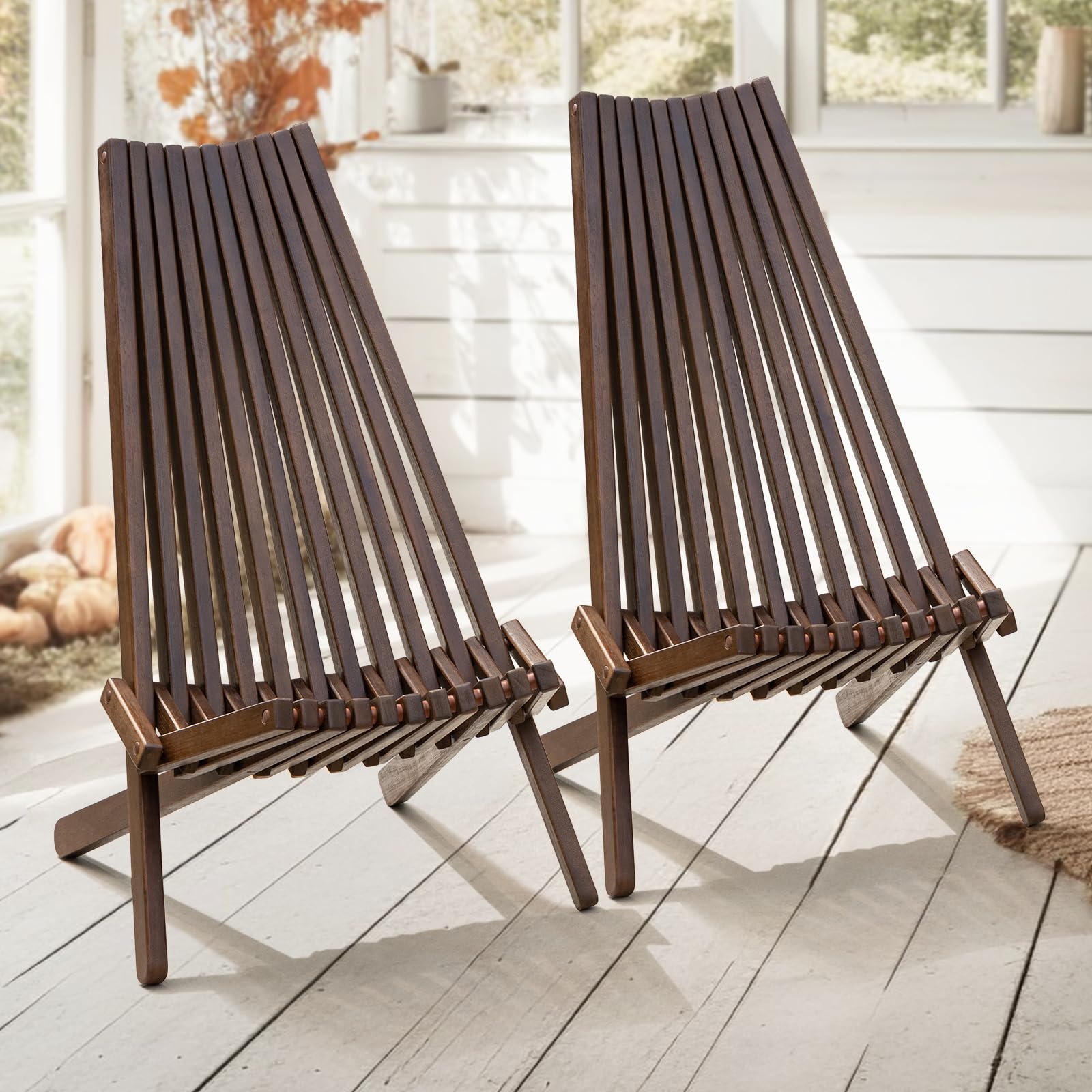 Amazon.com : Idzo Elina FSC Eucalyptus Tamarack Chairs, 300Lbs