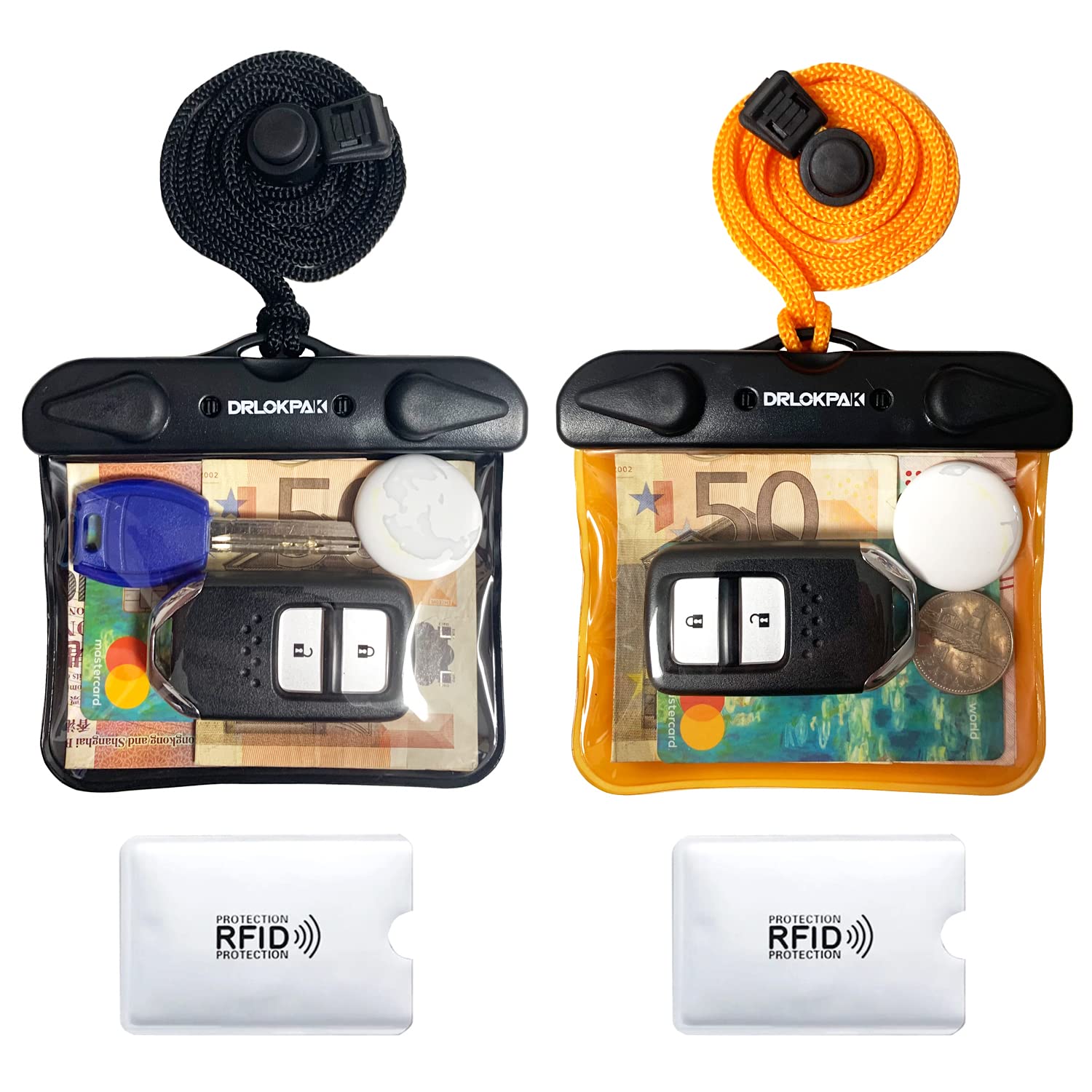 Amazon.com: DRLOKPAK Submersible Waterproof Wallet Surf Dry Car