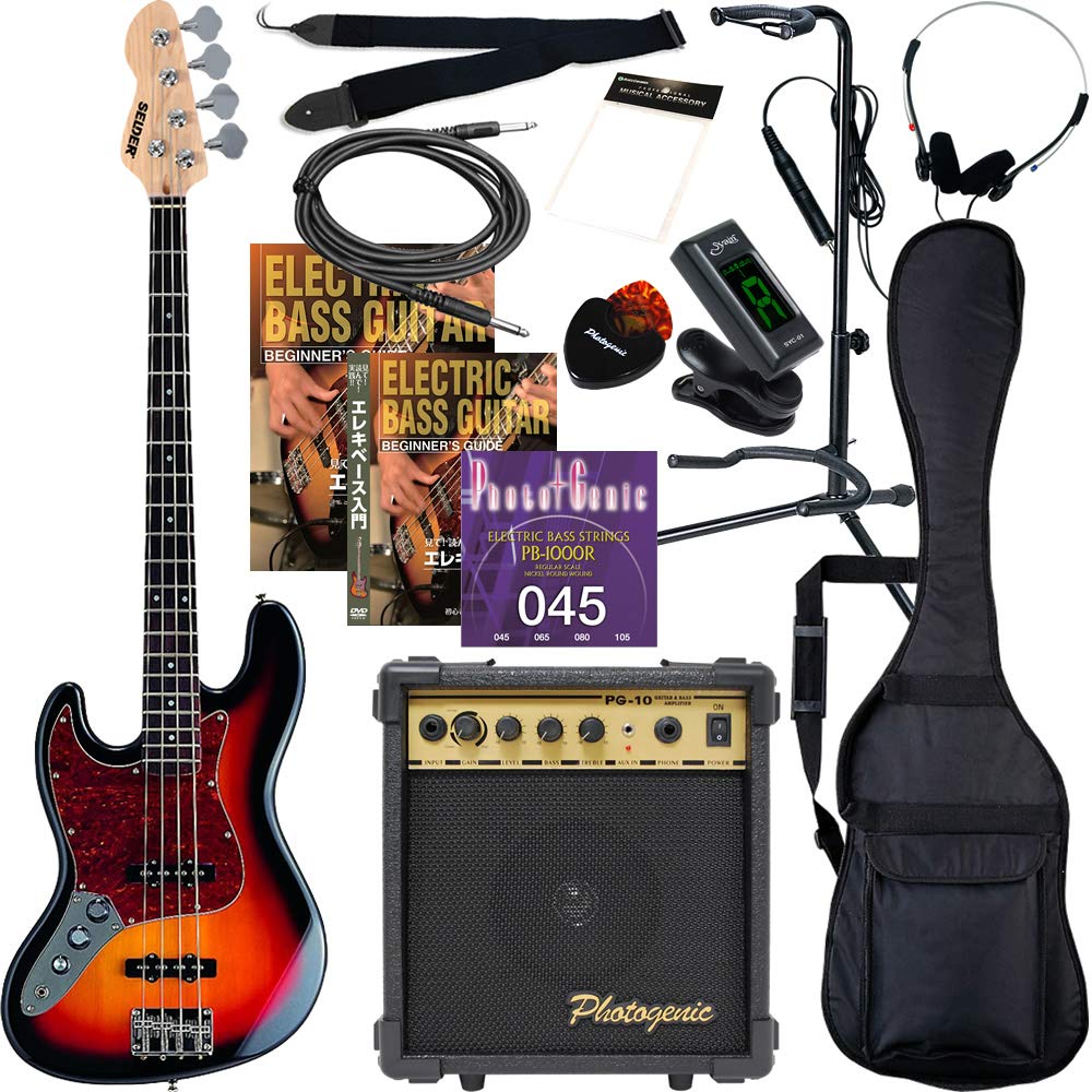 Amazon | SELDER セルダー ベース ジャズベースタイプ JB-37LH/SB