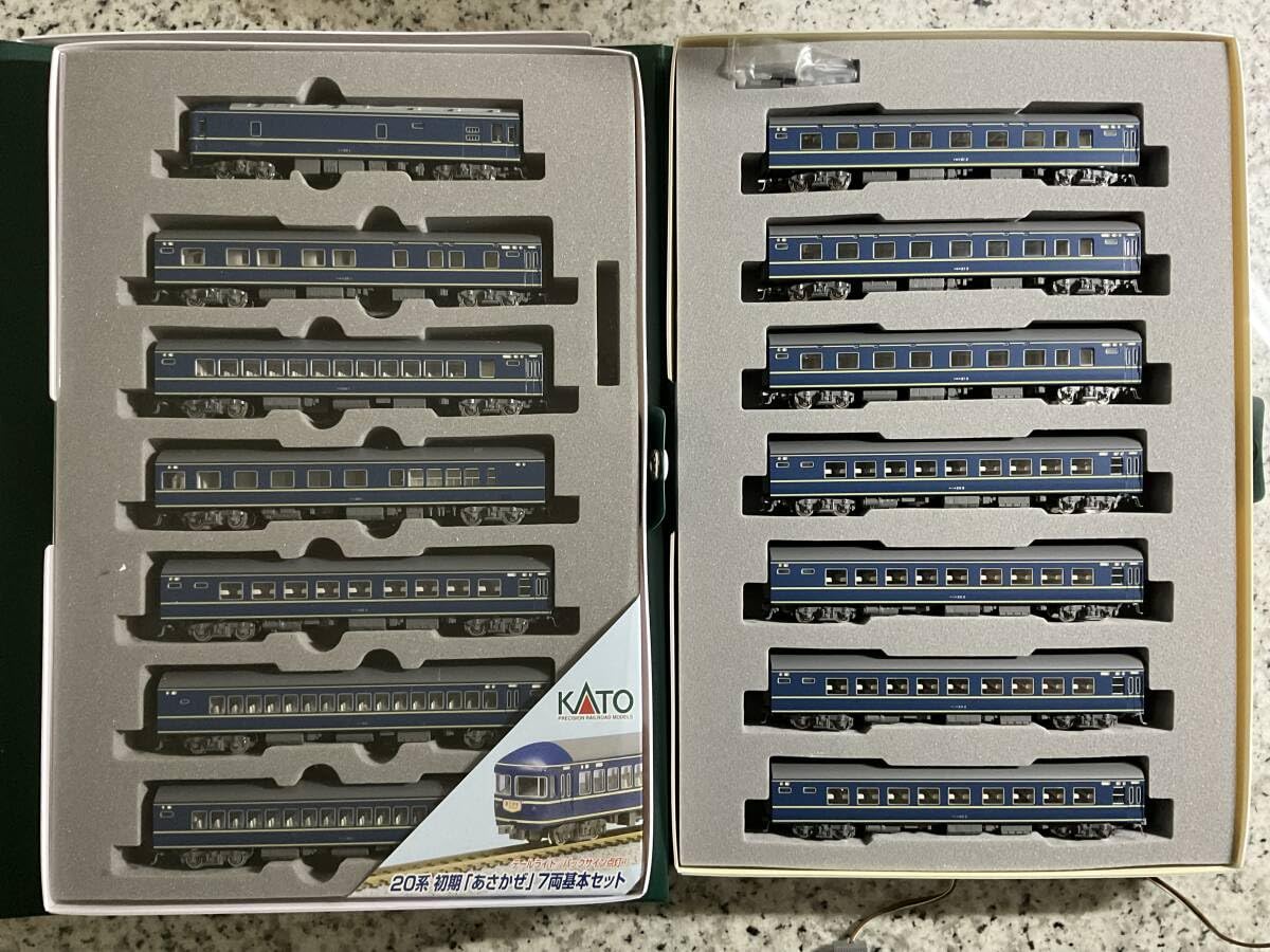 Amazon.co.jp: KATO 20系 初期 あさかぜ 床下グレー 10-368 基本7両 +